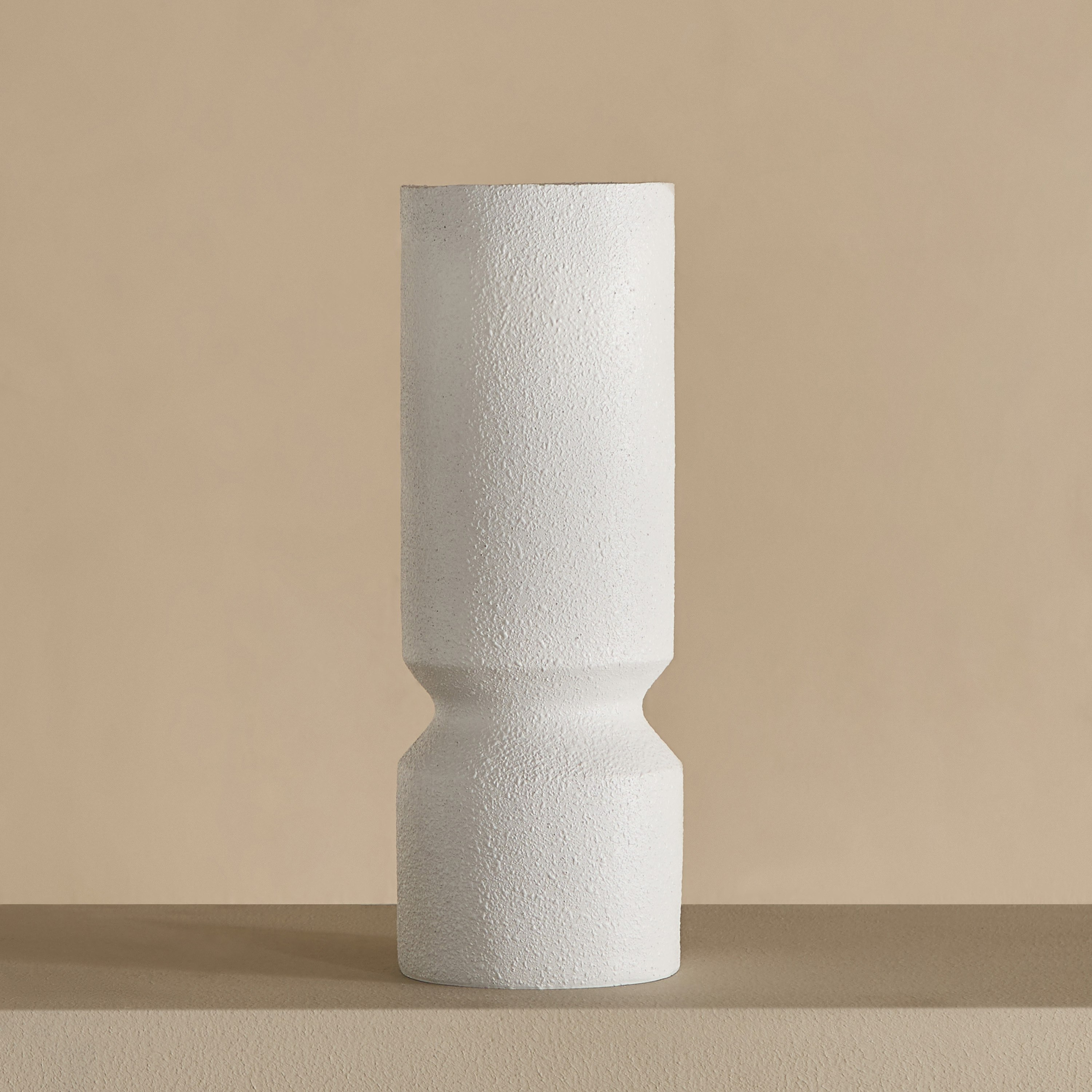 Verdant Polyresin Cone Stone Finish Vase - 11.5x10x32 cm-hbxbedroom-decorandaccessories-vases-image-5
