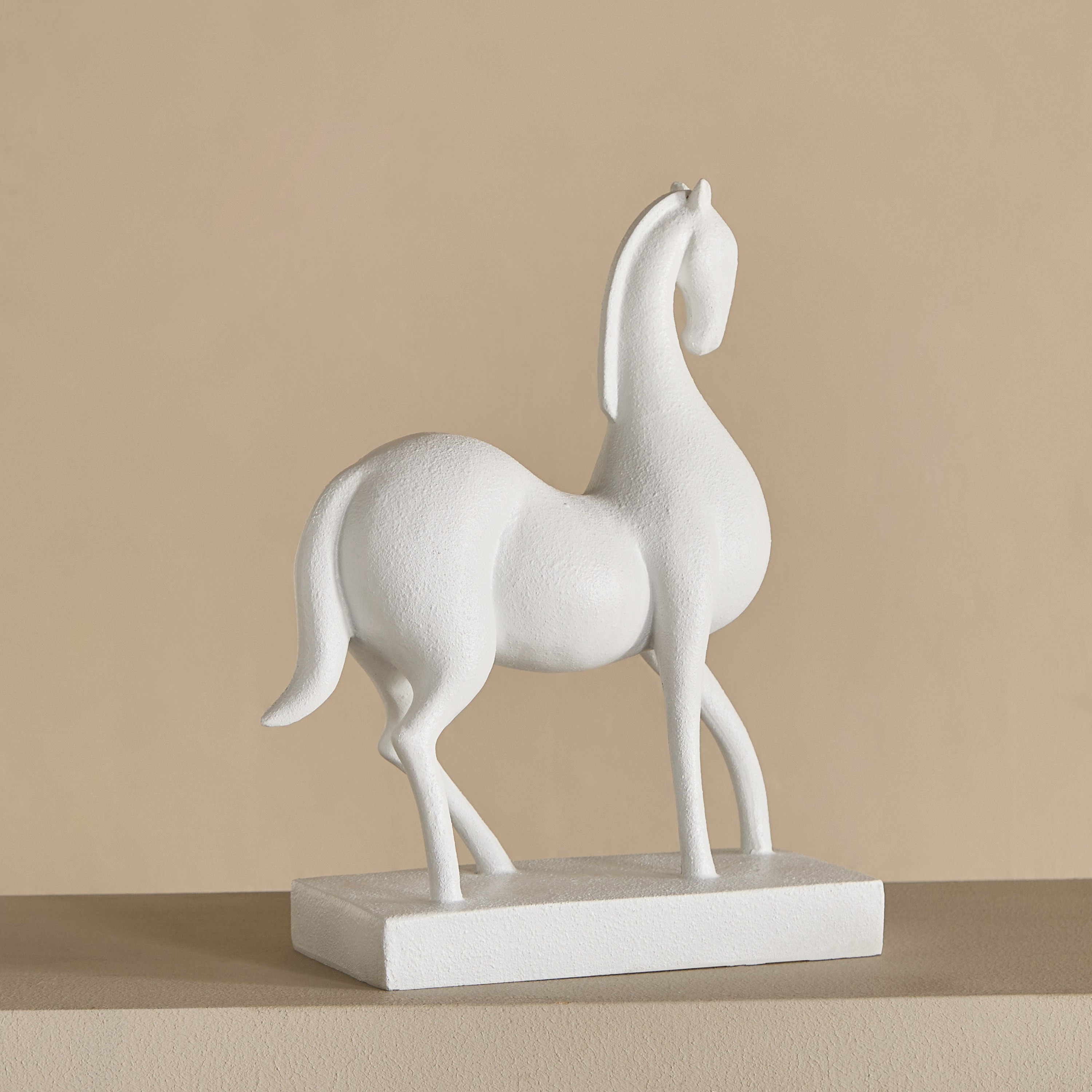 Verdant Polyresin Decorative Horse Table Accent - 25x12x31.5 cm-hbxhomeware-homedecor-figurinesandornaments-image-4