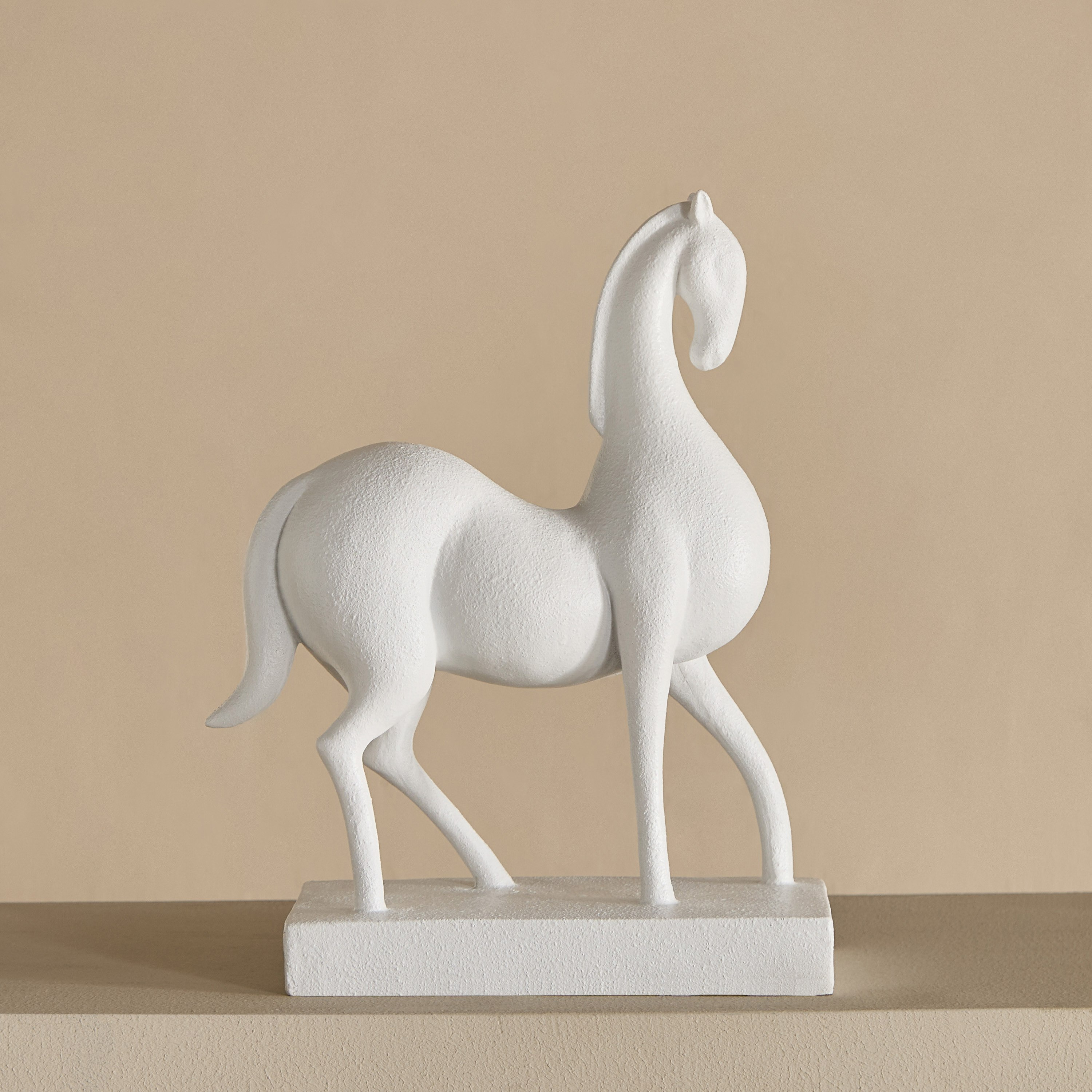 Verdant Polyresin Decorative Horse Table Accent - 25x12x31.5 cm-hbxhomeware-homedecor-figurinesandornaments-image-5