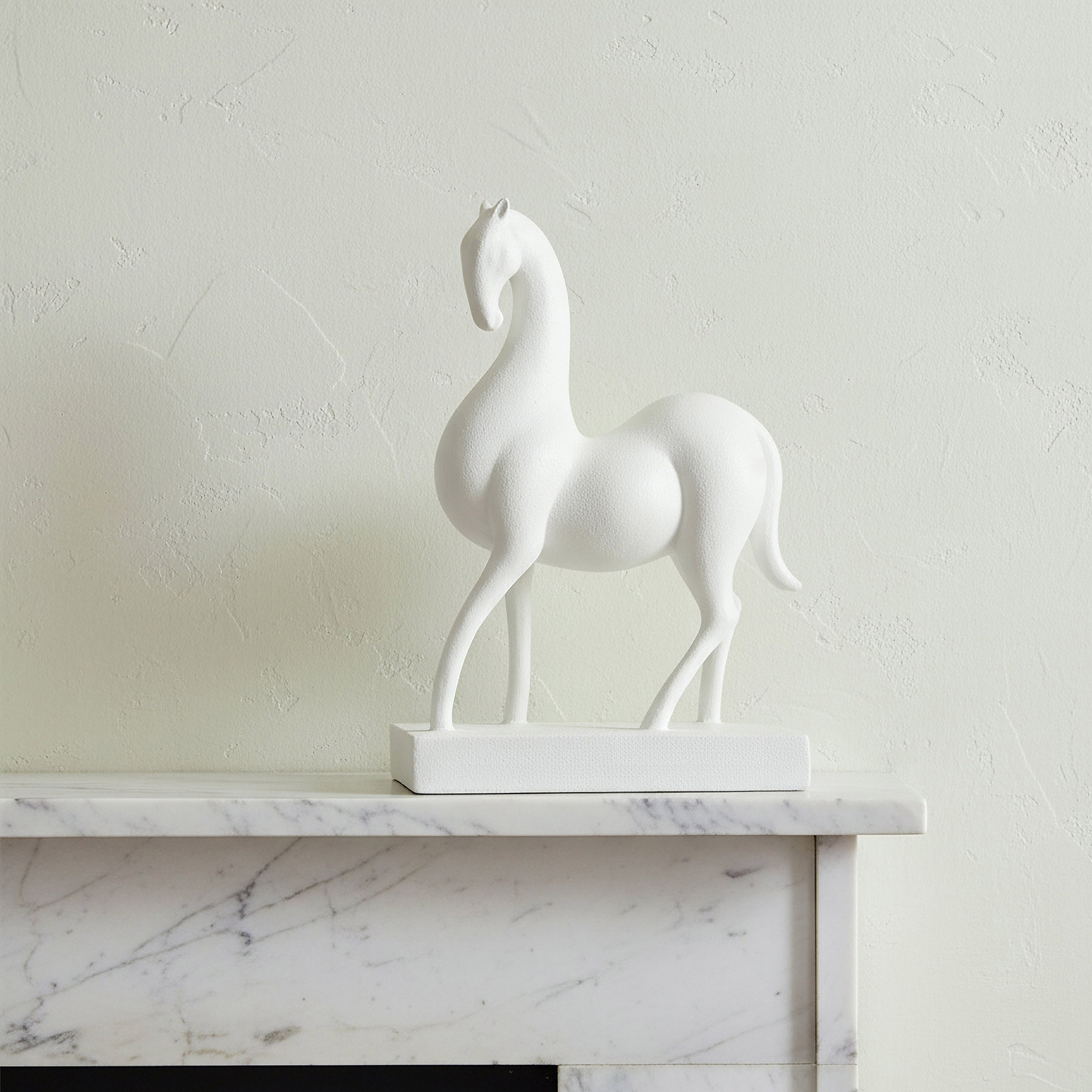 Verdant Polyresin Decorative Horse Table Accent - 25x12x31.5 cm-hbxhomeware-homedecor-figurinesandornaments-image-1