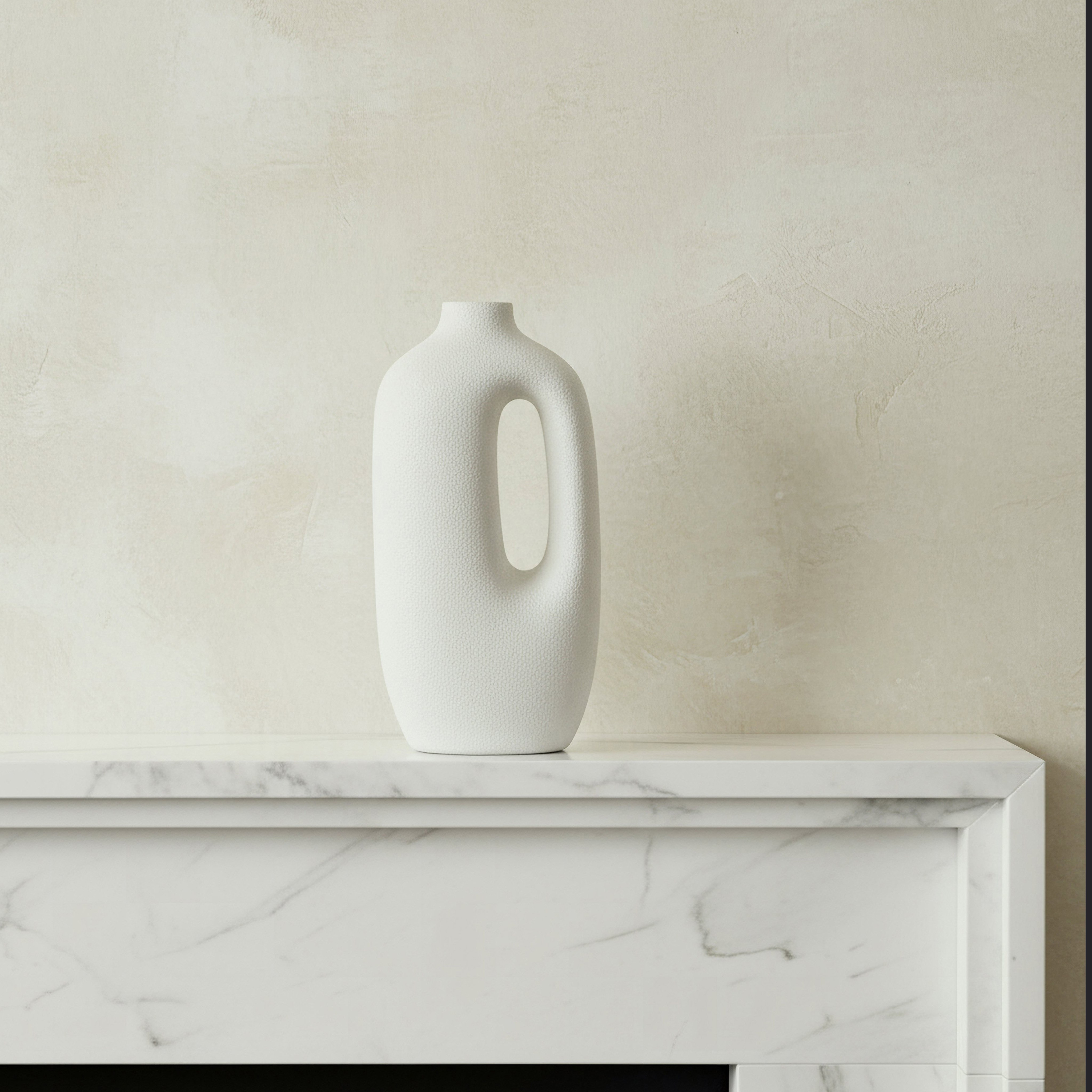 Verdant Polyresin Decorative Table Vase - 17x12.5x33.5 cm-hbxbedroom-decorandaccessories-vases-image-1