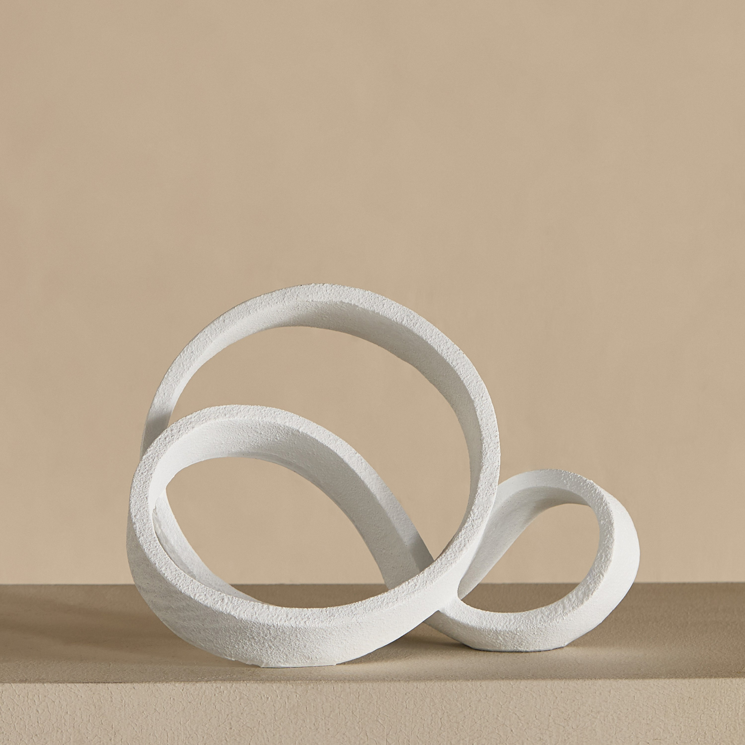 Verdant Polyresin Loop Table Decor Accent - 25x15.5x18 cm-hbxhomeware-homedecor-figurinesandornaments-image-4