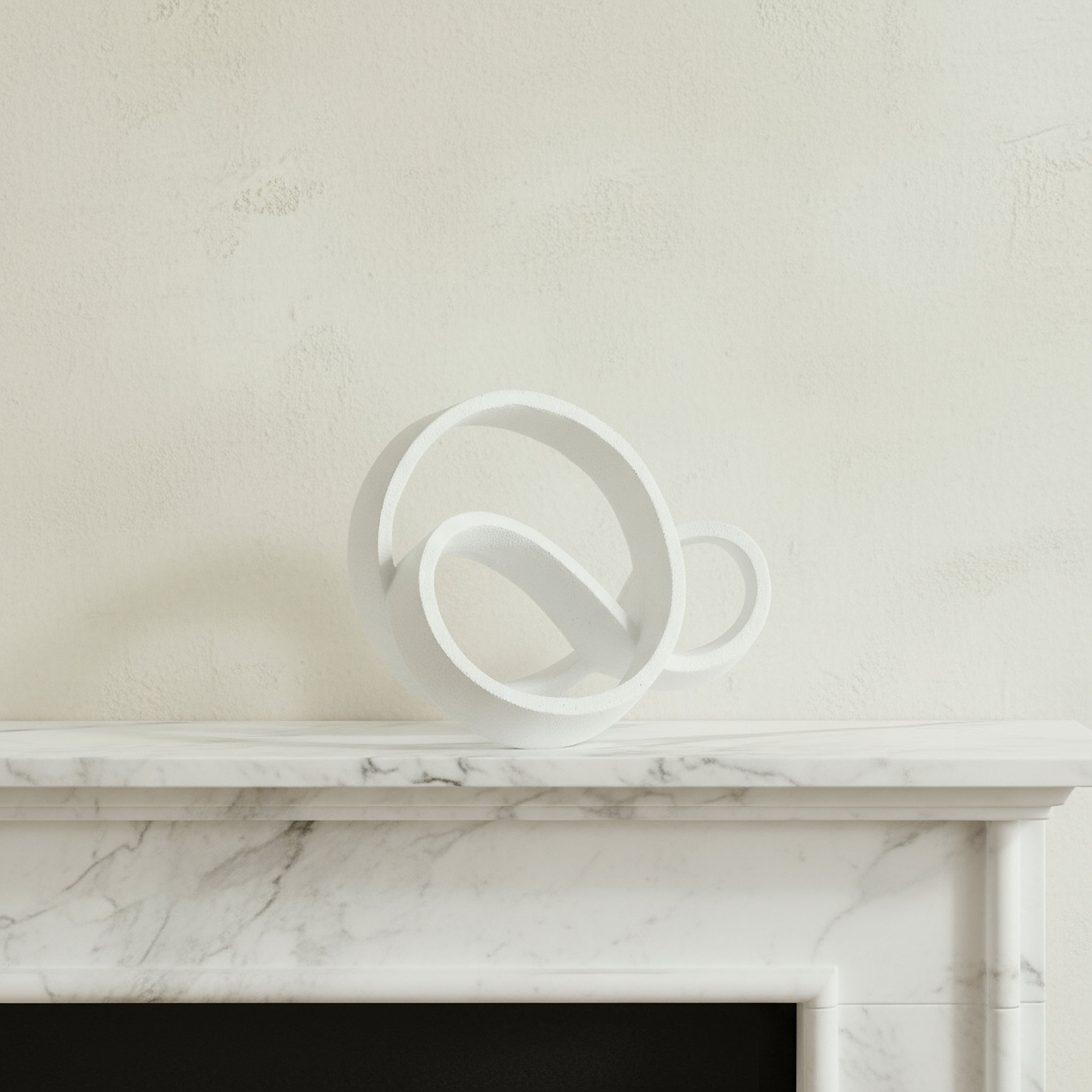 Verdant Polyresin Loop Table Decor Accent - 25x15.5x18 cm-hbxhomeware-homedecor-figurinesandornaments-image-1