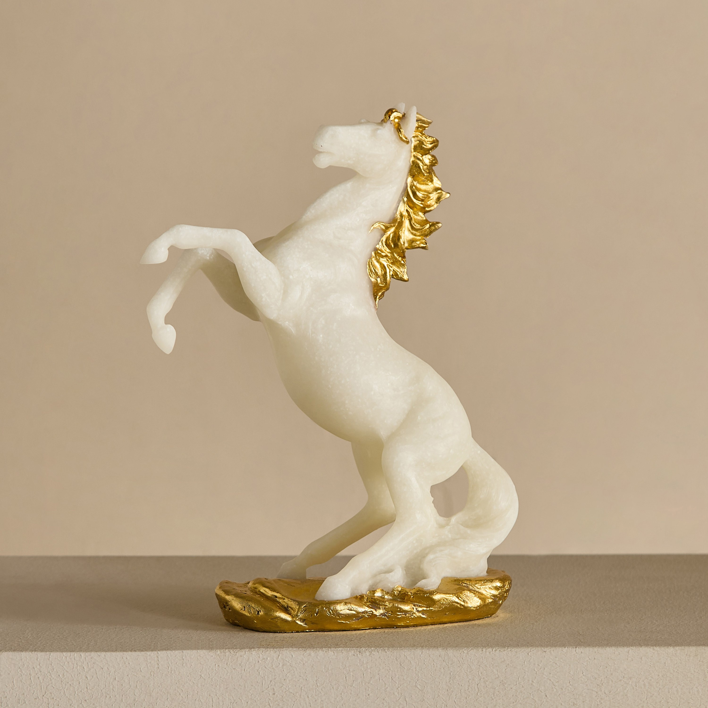 حصان هزاز من غبار الرخام والبوليريسين من فيردانت - ‎19.9×9×25.8 سم‎-hbxhomeware-homedecor-figurinesandornaments-image-4