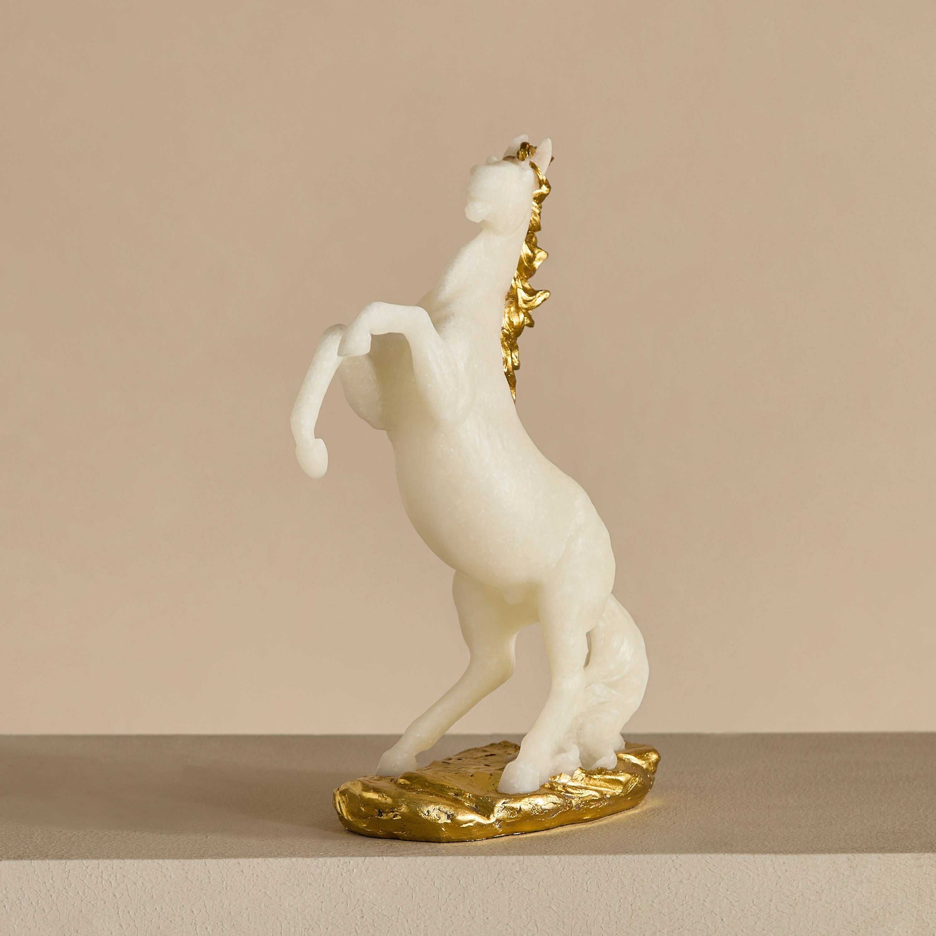 حصان هزاز من غبار الرخام والبوليريسين من فيردانت - ‎19.9×9×25.8 سم‎-hbxhomeware-homedecor-figurinesandornaments-image-5