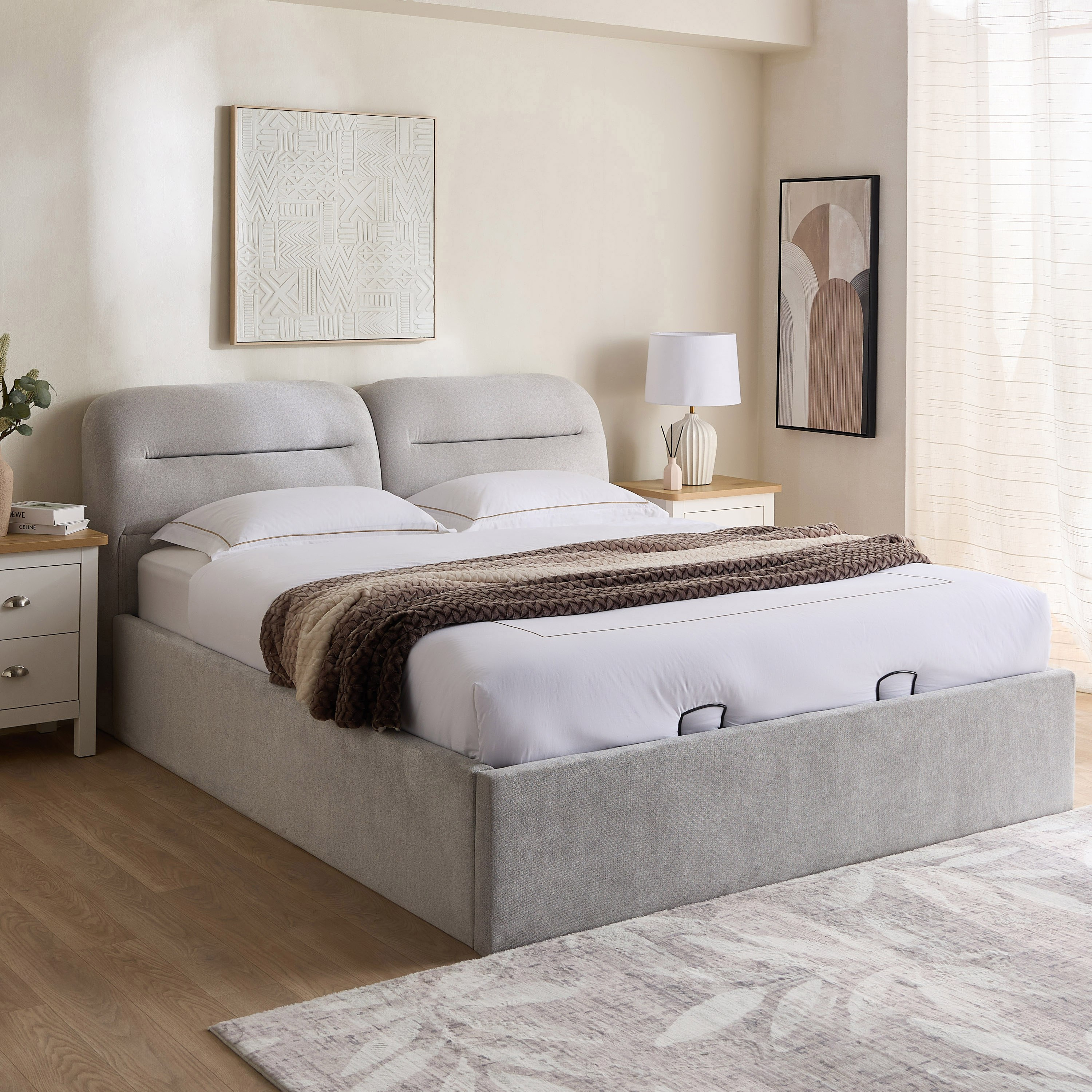 Hampton Triana Upholstered Queen Headboard - 160x200 cm-hbxbedroom-bedsandbedsets-beds-queen-image-7