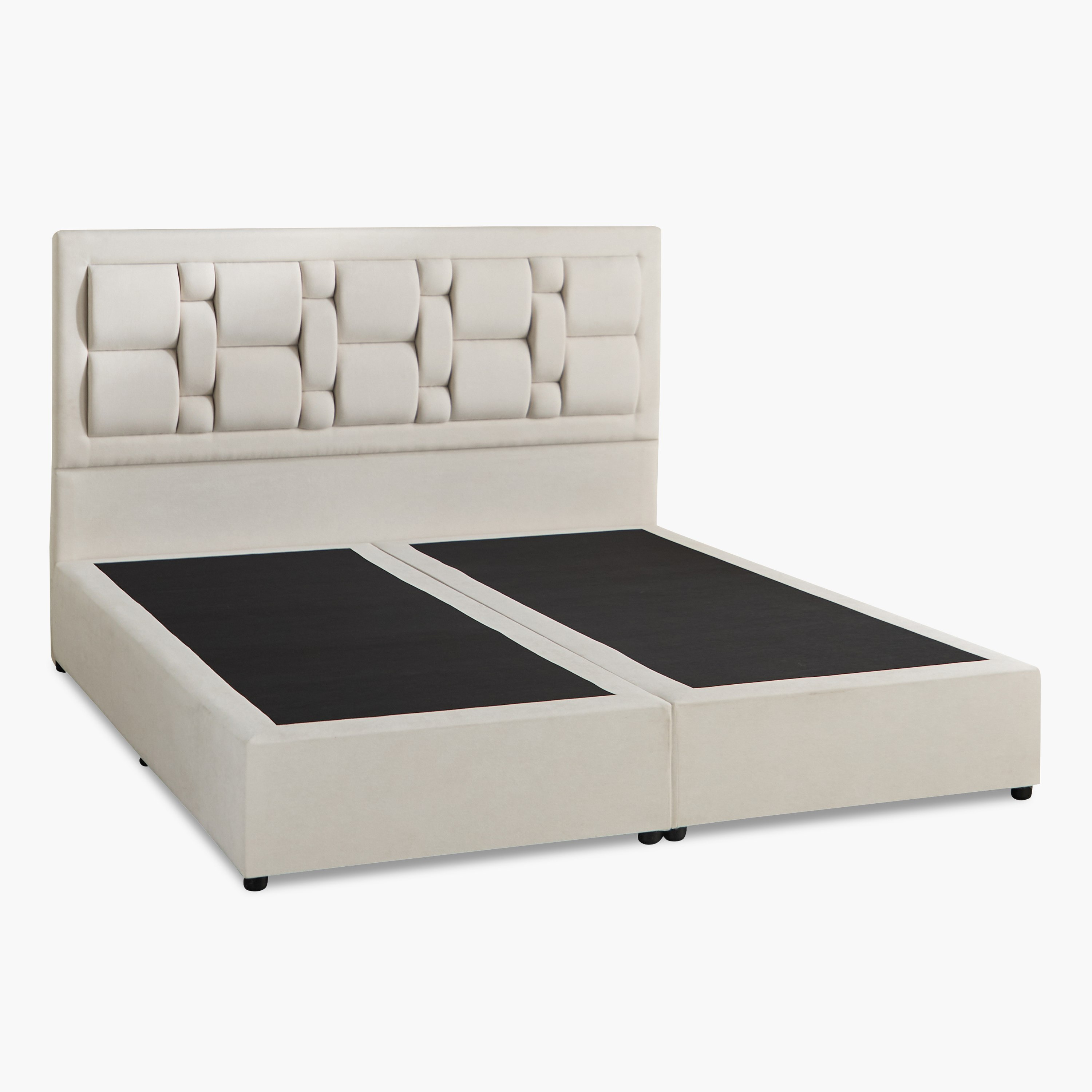Movo Curvy Siena Upholstered Twin Bed - 120x200 cm-hbxbedroom-bedsandbedsets-upholsteredbeds-twin-image-7