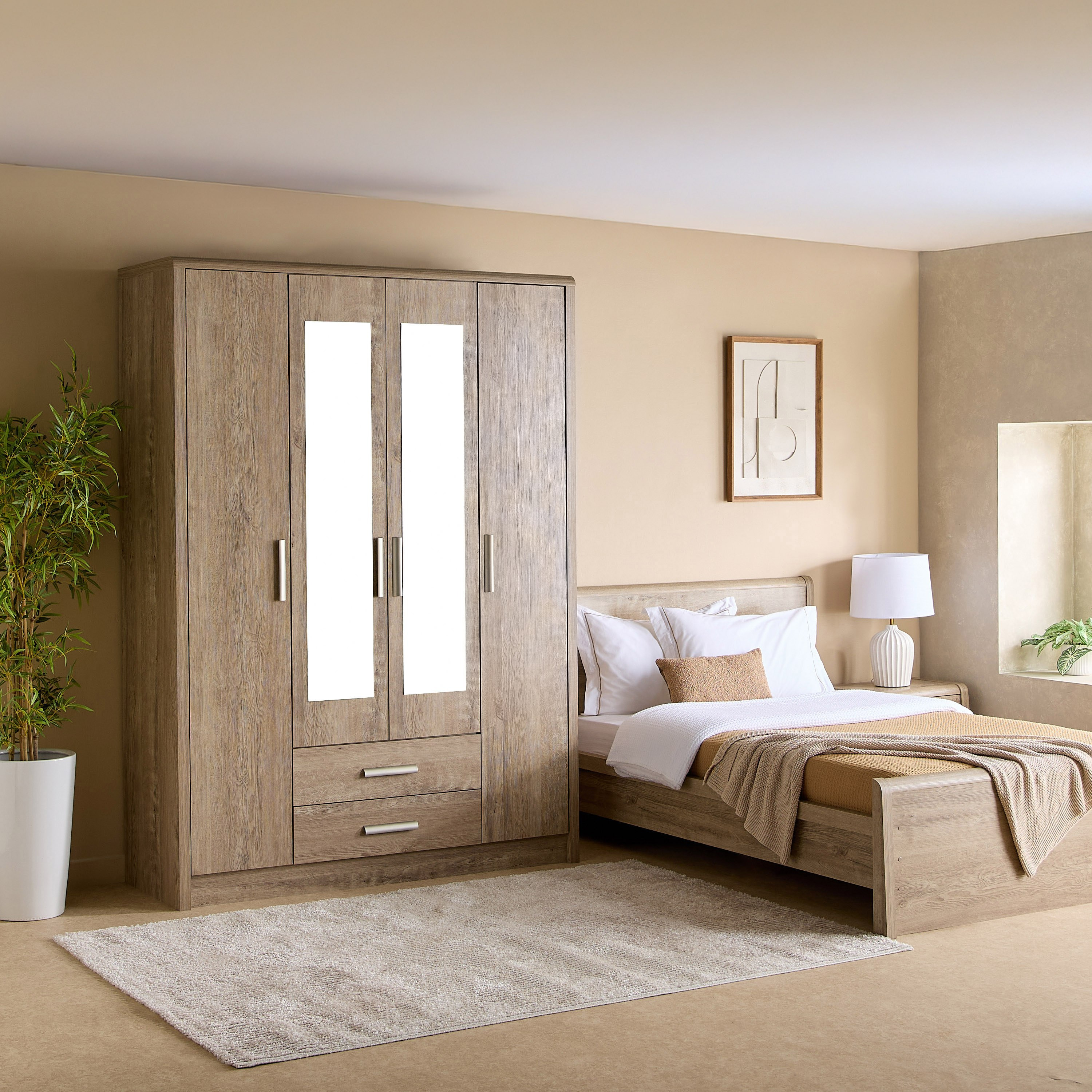 خزانة ملابس بـ4 أبواب مع مرآتين ودرجين من كورفي نيكس-hbxfurniture-wardrobes-image-10