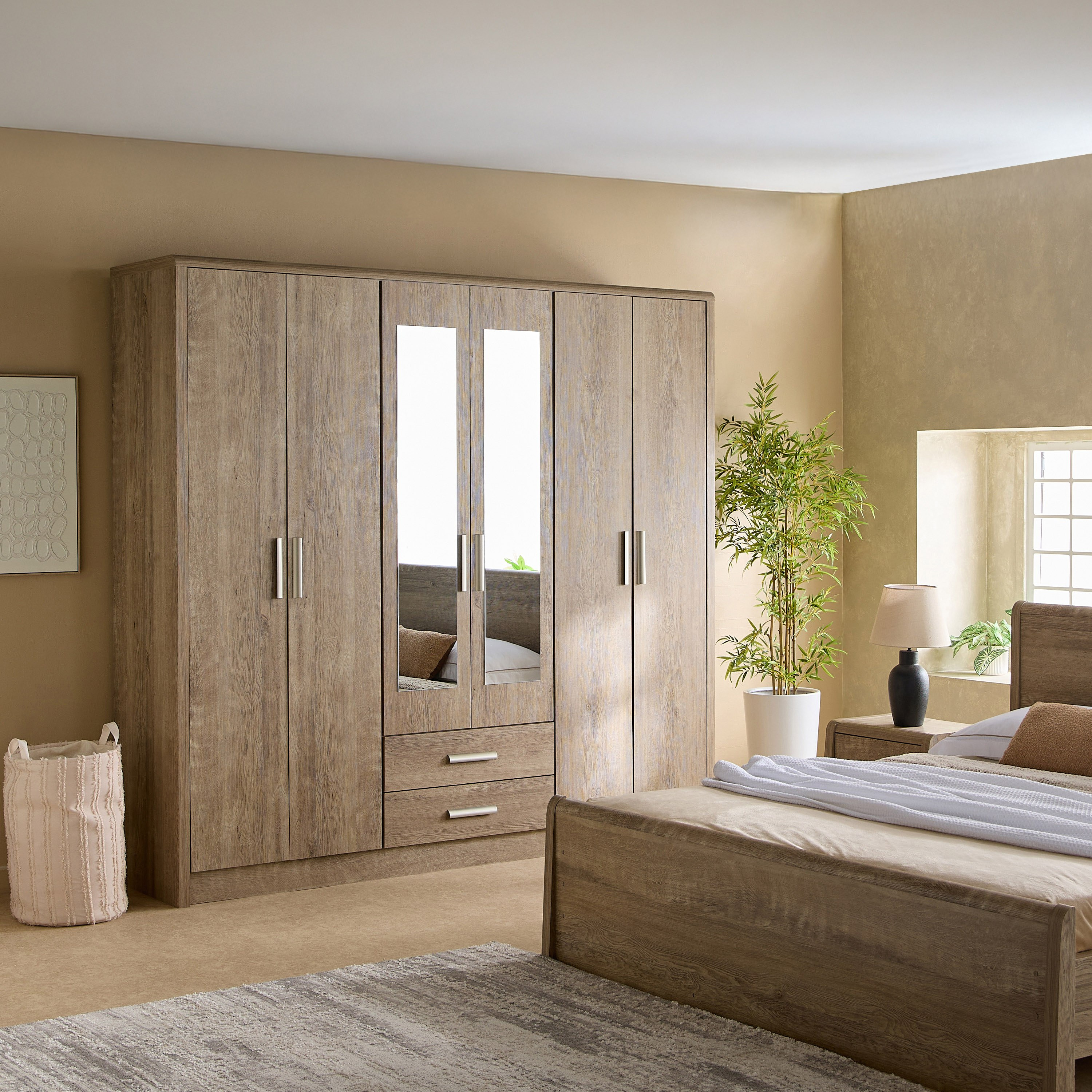 Curvy Nxt 6-Door Wardrobe with 2 Drawers-hbxfurniture-wardrobes-image-10
