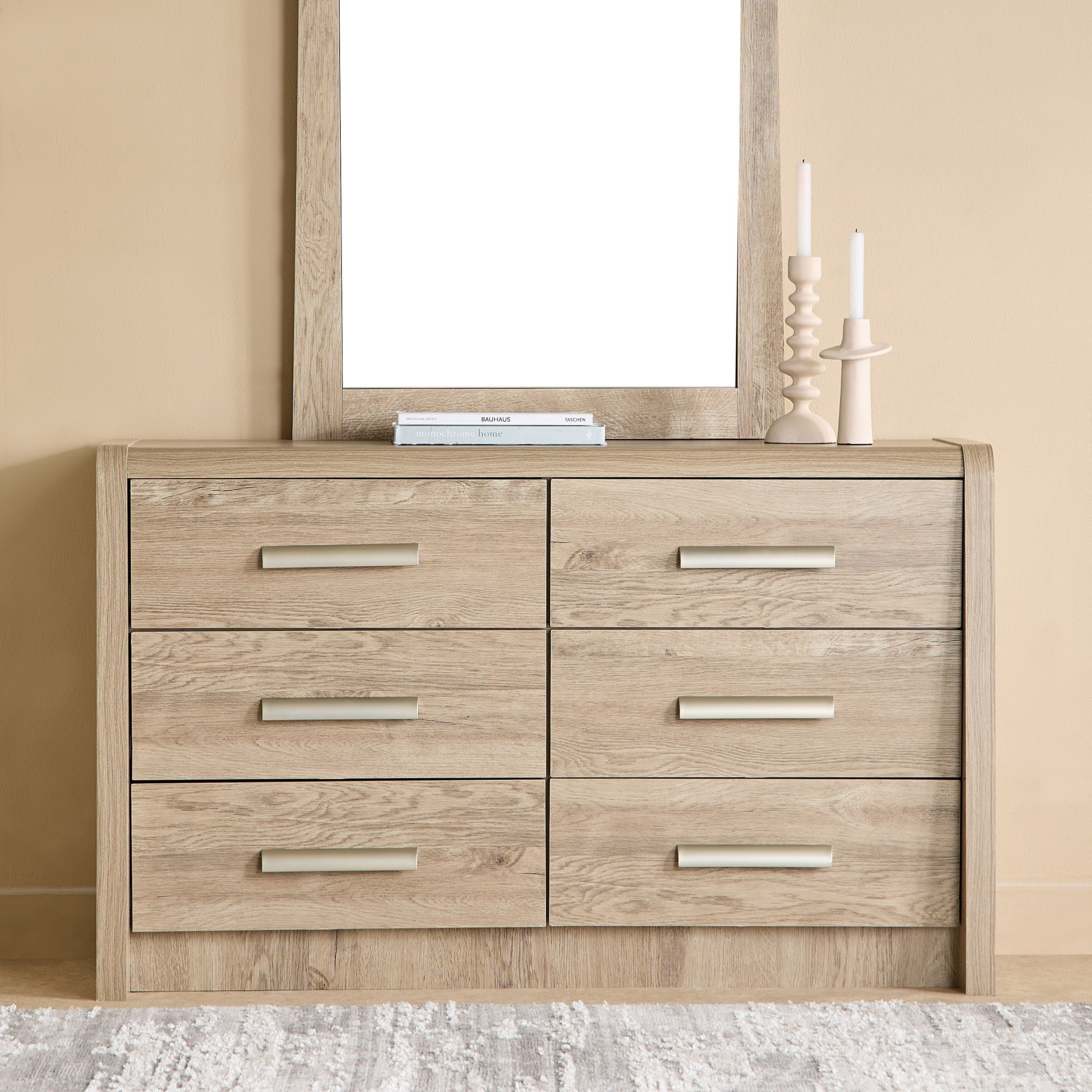 Curvy Nxt 6-Drawer Master Dresser without Mirror-hbxfurniture-bedroom-dressersandmirrors-image-2