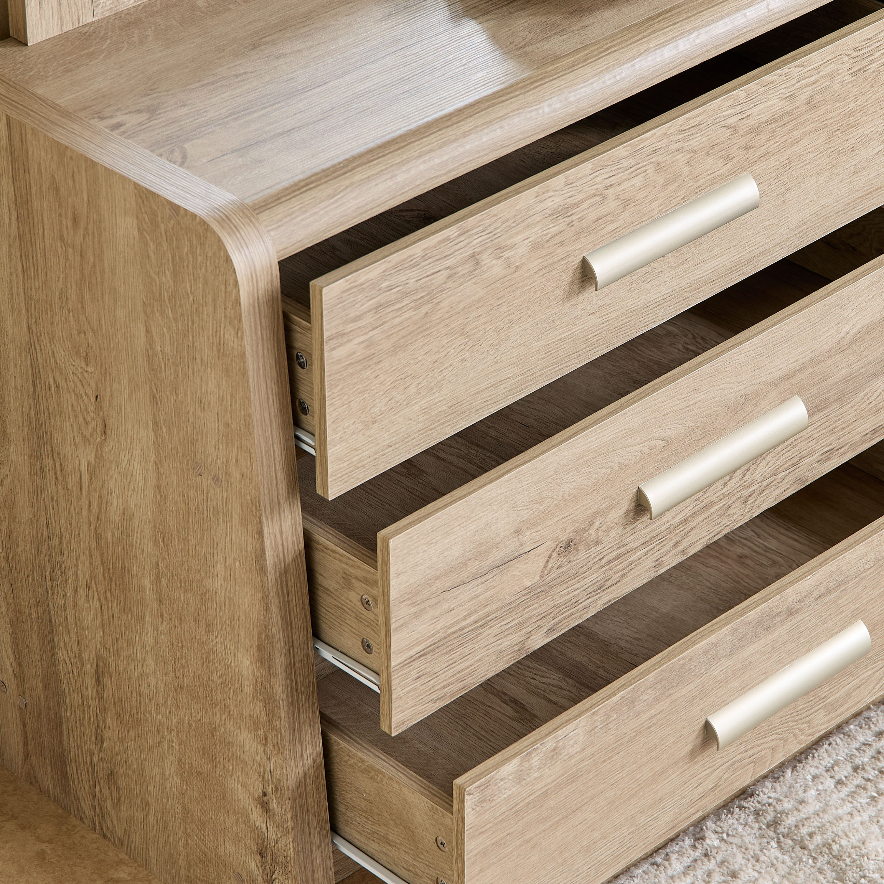 تسريحة للصغار بـ 3 أدراج نكست من كيرفي-hbxfurniture-kidsroom-kidsdressersandmirrors-image-3