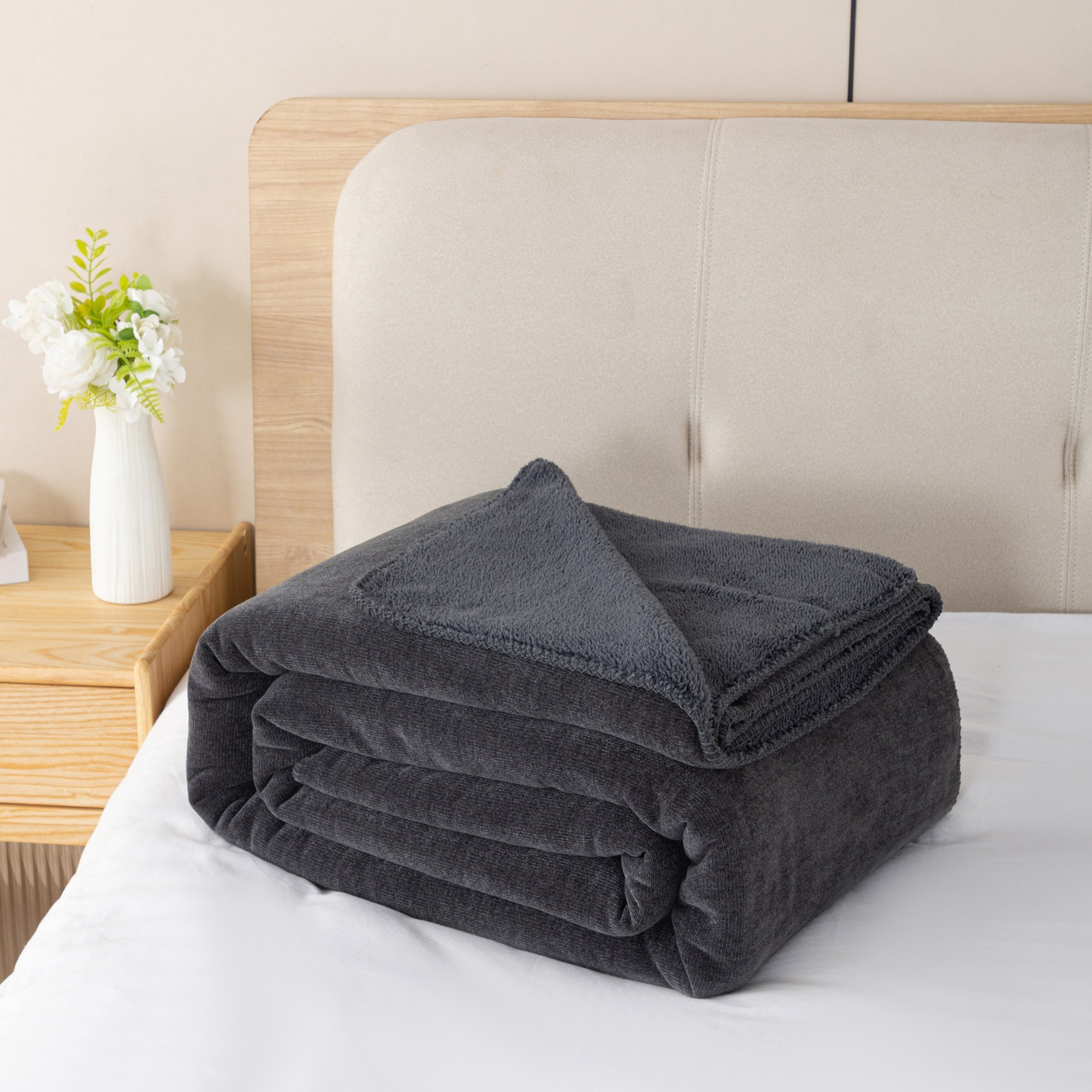 Logan Chenille Double Layer Twin Blanket - 150x220 cm-PROMO_HB_AE_B1G1_250925-image-3
