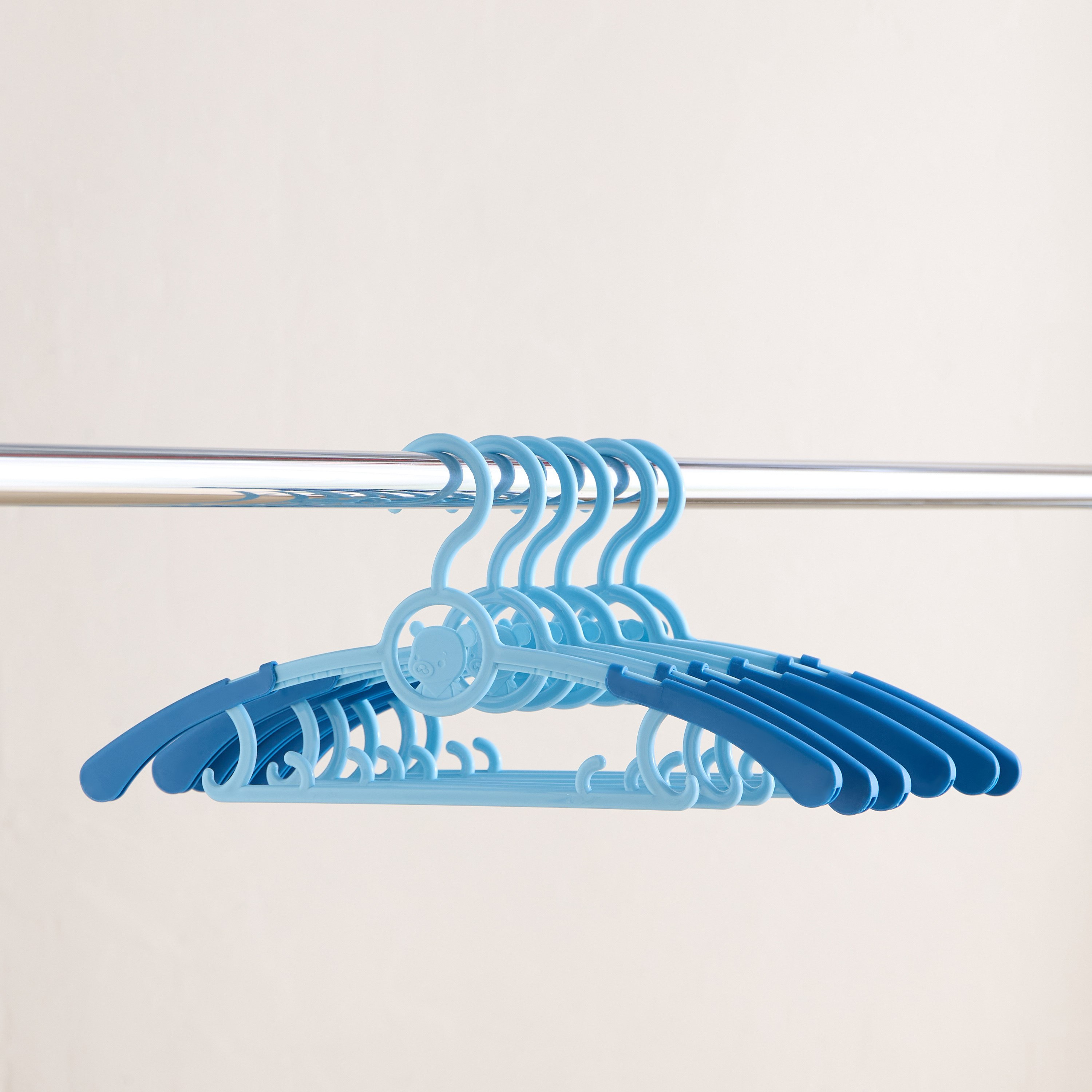 Atlass 6-Piece Teddy Shaped Hanger Set - 17x28x1 cm-hbxhomeware-hbxkidsandyouth-image-2