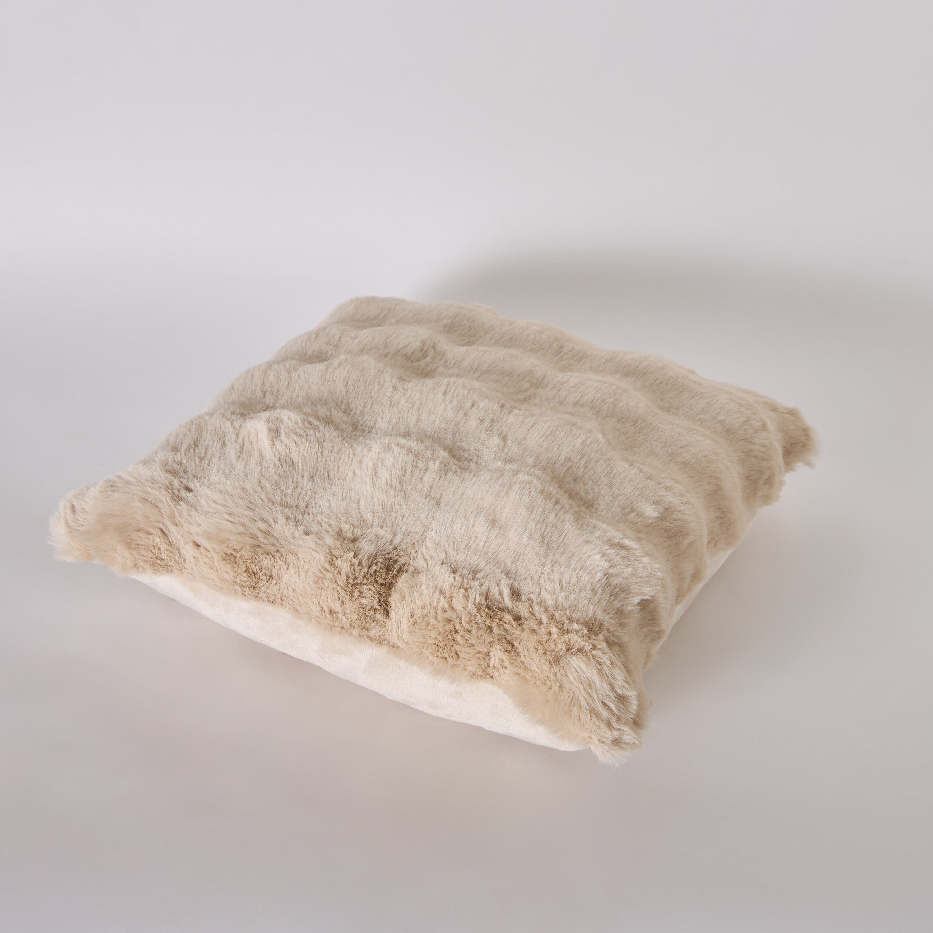 Ness 2-Side Brushed Bubble Faux Fur Filled Cushion - 50x50 cm-hbxhomeware-hbxbedroom-image-5