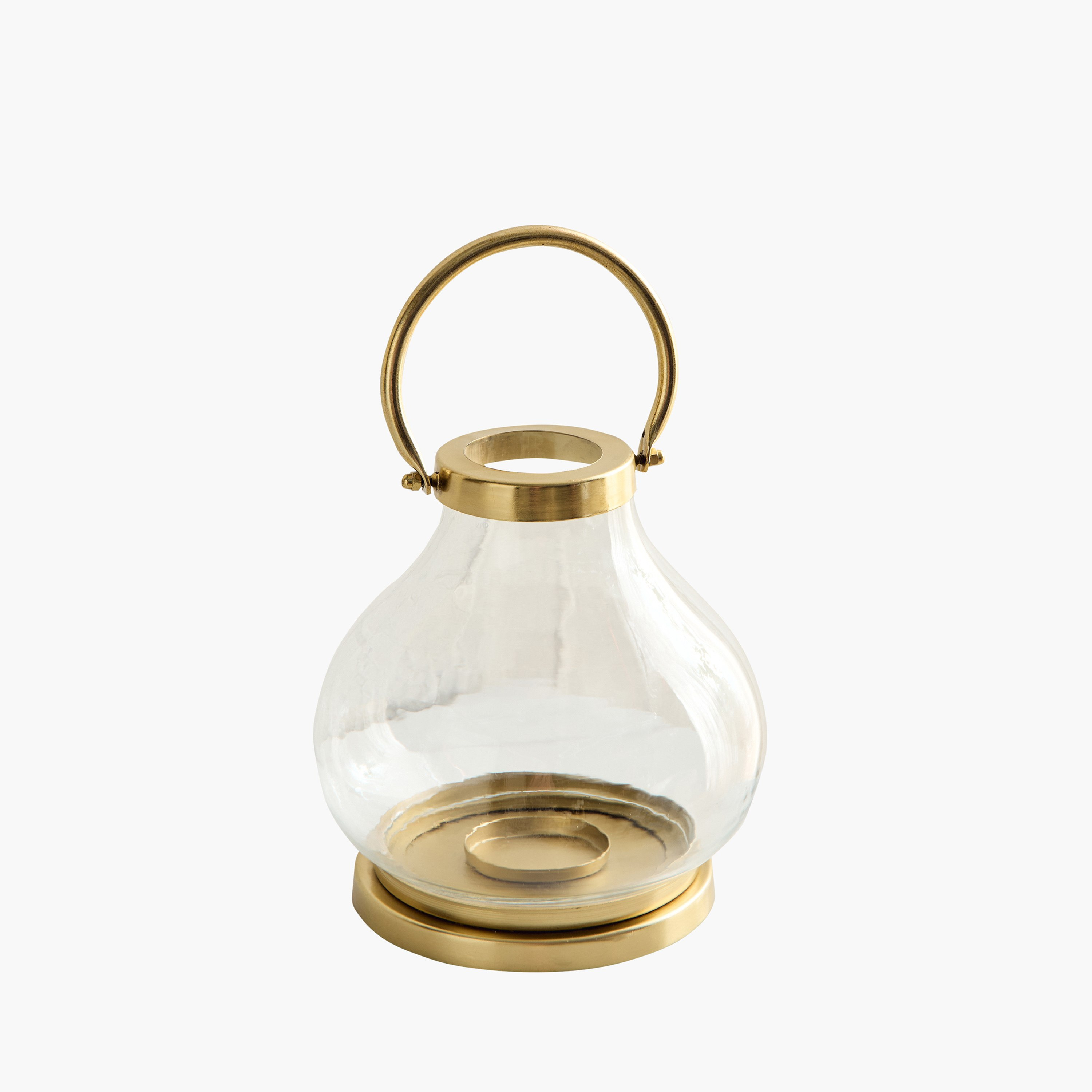 حامل شموع عمودية بارز الملمس من المعدن والجلد من ألفا - 19.5x19.5x20 سم-hbxlivingroom-decorandaccessories-candleholders-image-6