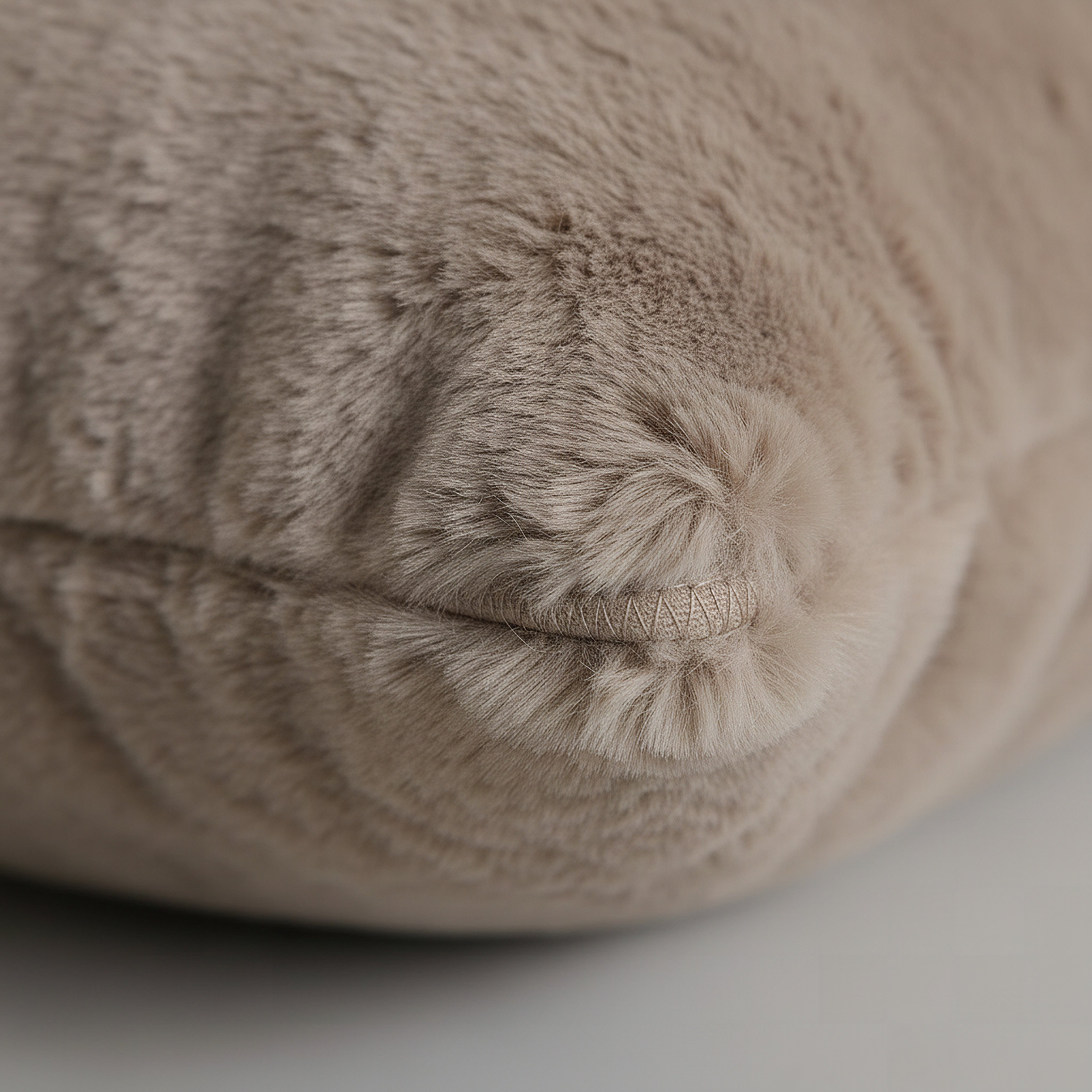 Faux Rabbit Fur Filled Cushion - 50x50 cm-hbxlivingroom-furnishings-cushionsandcovers-filledcushions-image-2