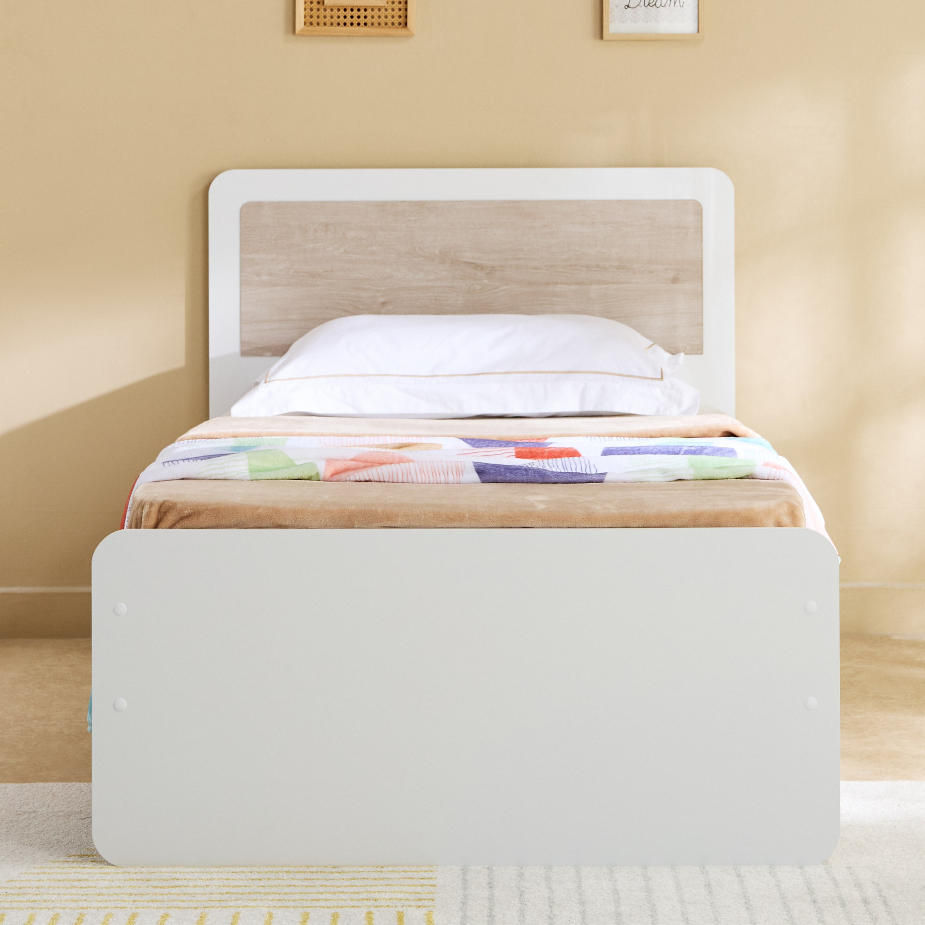 Ivory New Single Bed - 90x190 cm-hbxfurniture-bedsandbedsets-beds-single-image-2