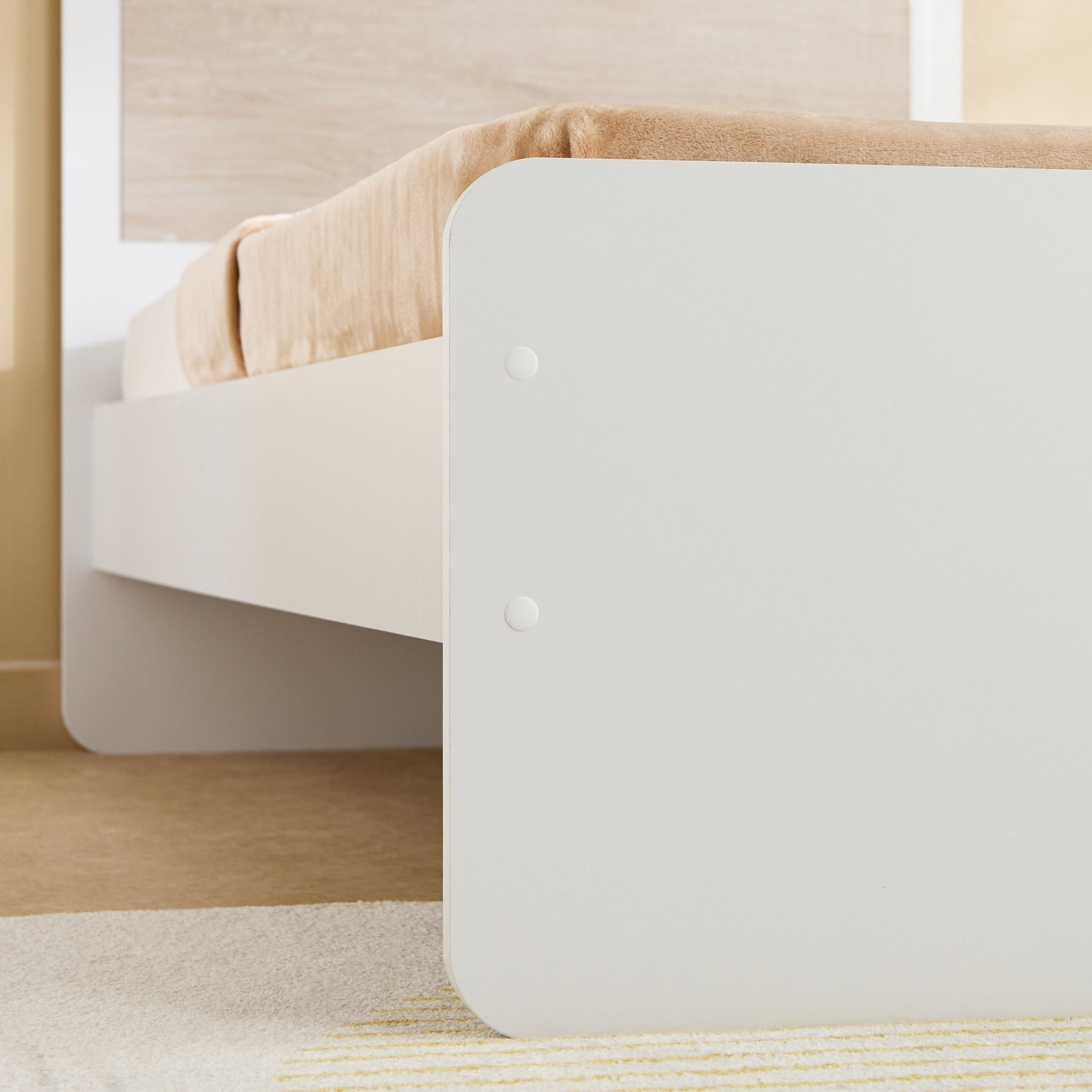 Ivory New Single Bed - 90x190 cm-hbxfurniture-bedsandbedsets-beds-single-image-4