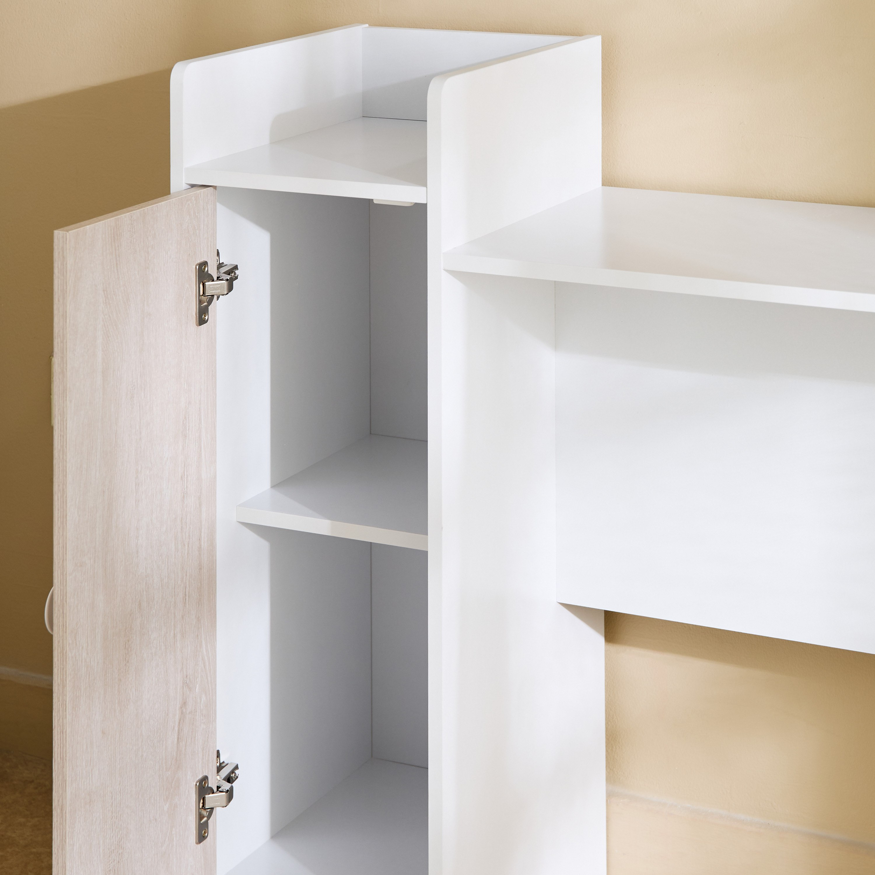 Ivory Kids Study Desk with Door-hbxfurniture-office-desks-image-3