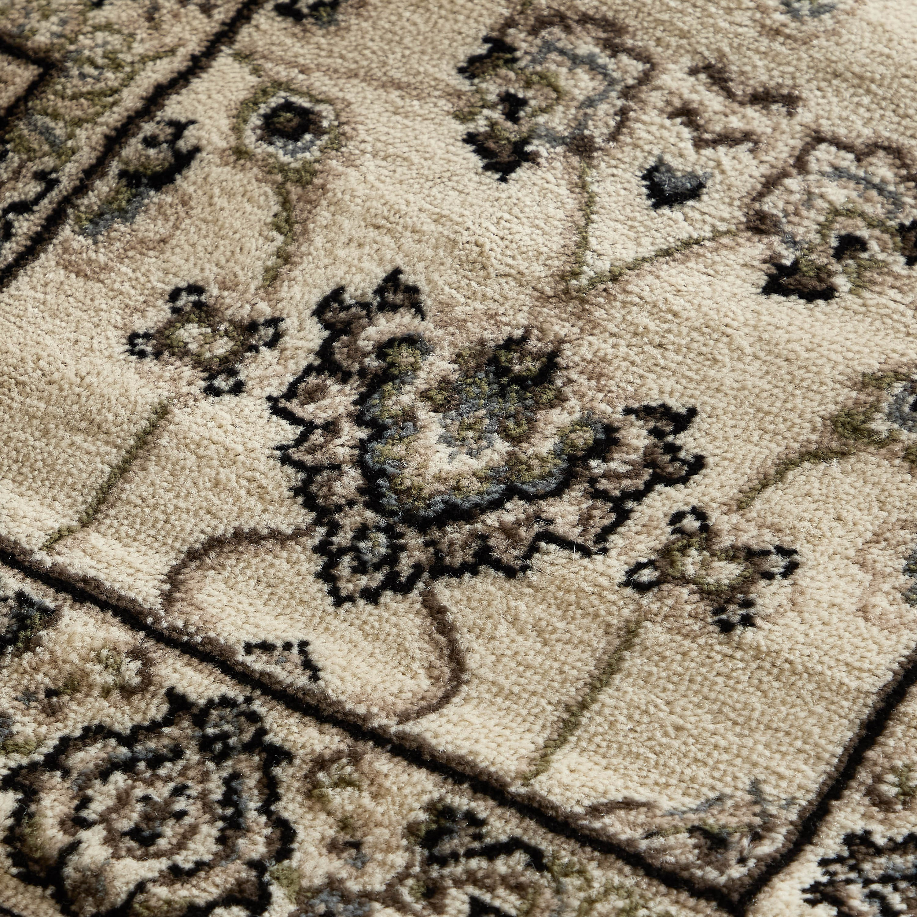 سجادة بولي بروبيلين مضادة للبقع كاشان من مشاعل - 60x150 سم-hbxdecorandfurnishings-floorcoverings-rugs-image-3
