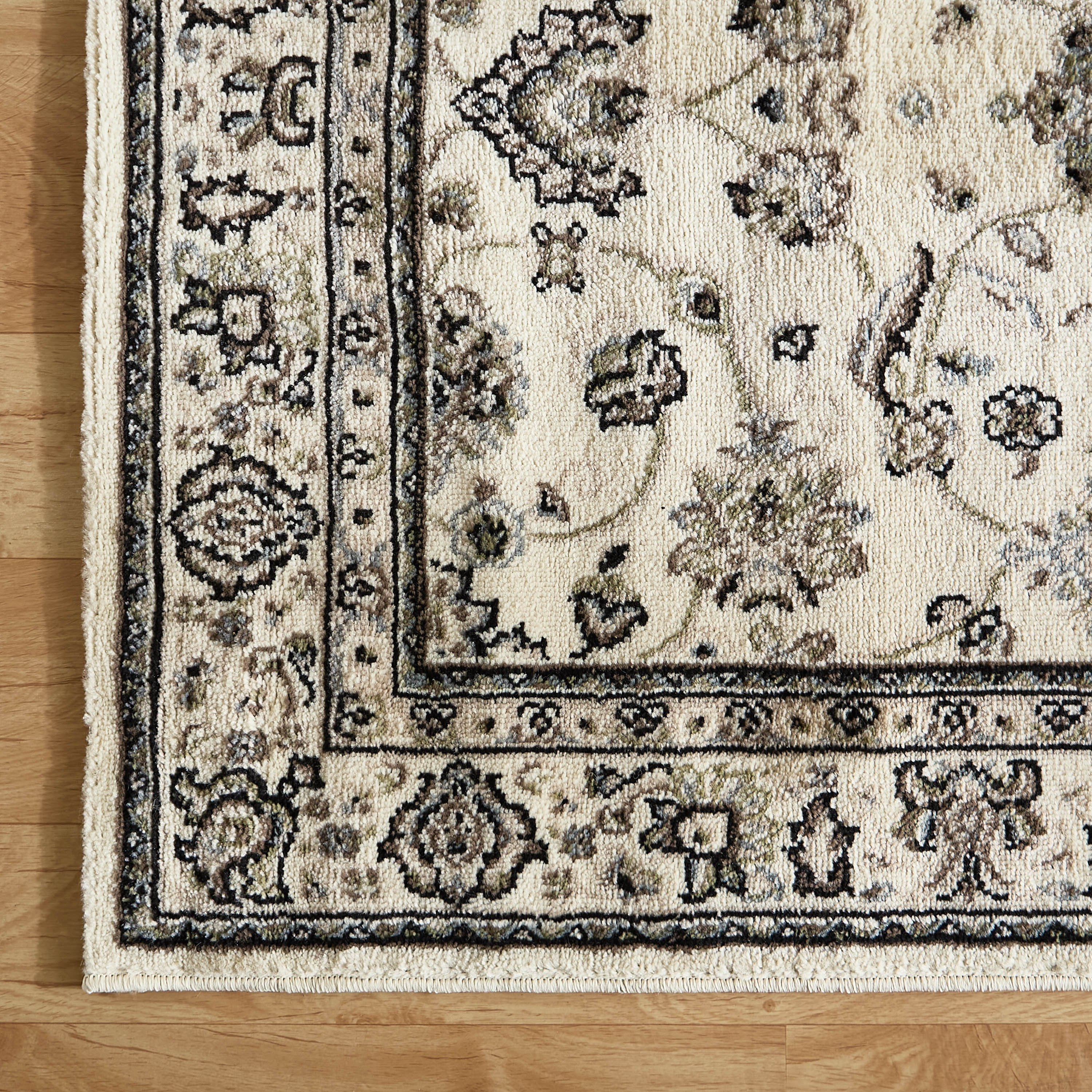 Mashael Kashan Stain Resistant Polypropylene Rug - 110x160 cm-hbxdecorandfurnishings-floorcoverings-rugs-image-5