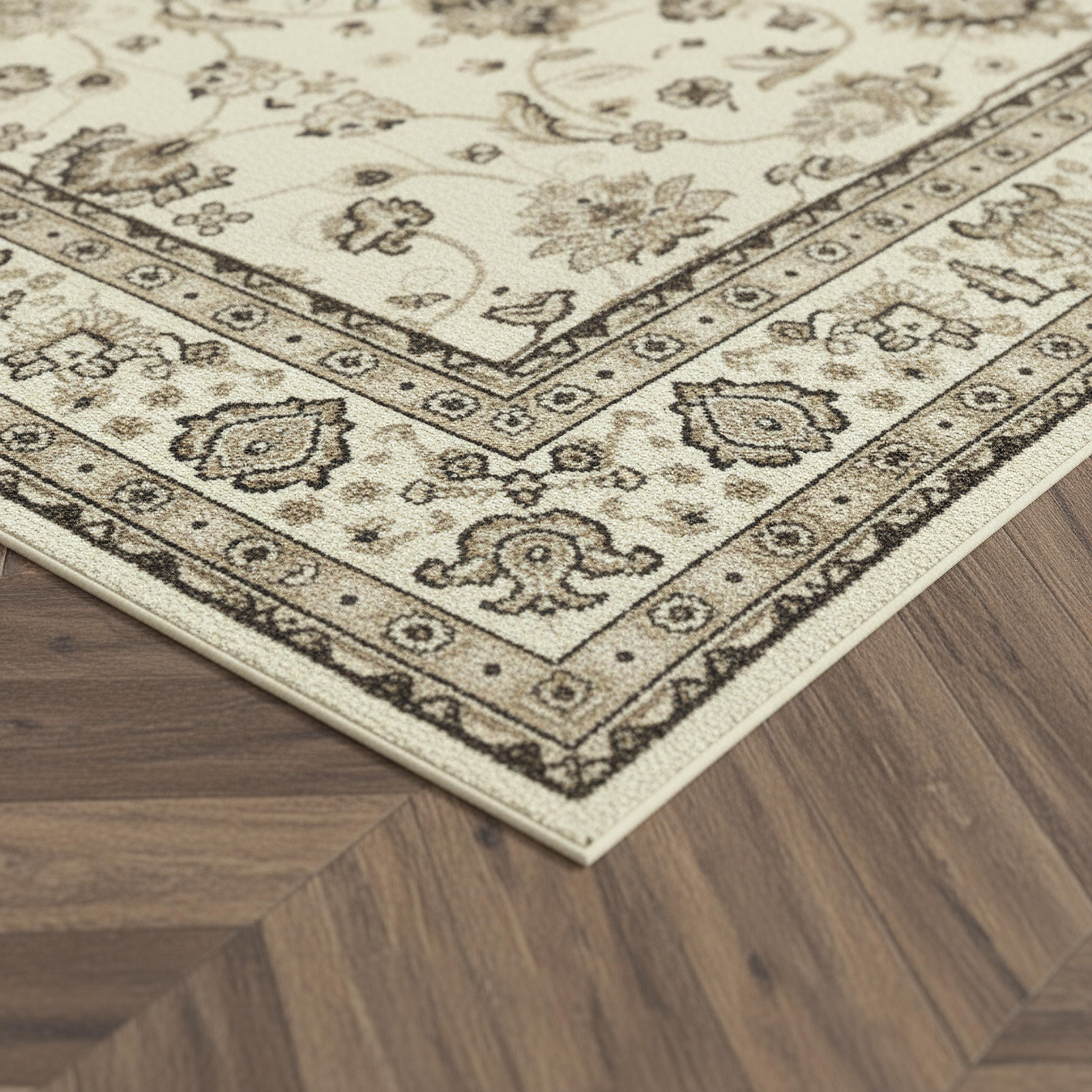 سجادة بولي بروبيلين مضادة للبقع كاشان من مشاعل - 150x200 سم-hbxdecorandfurnishings-floorcoverings-rugs-image-2