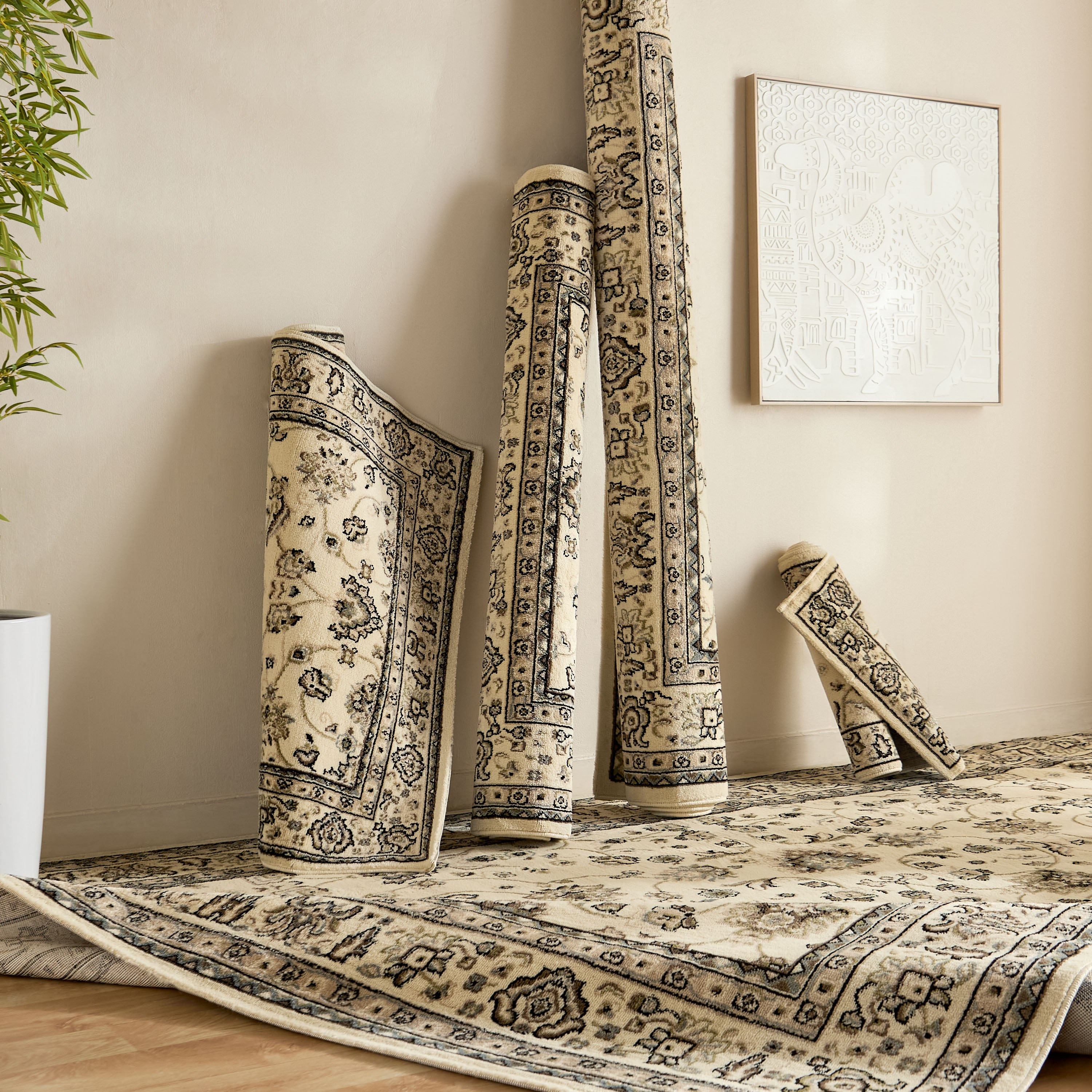 سجادة بولي بروبيلين مقاومة للبقع كاشان من مشاعل - 200x300 سم-hbxdecorandfurnishings-floorcoverings-rugs-image-8