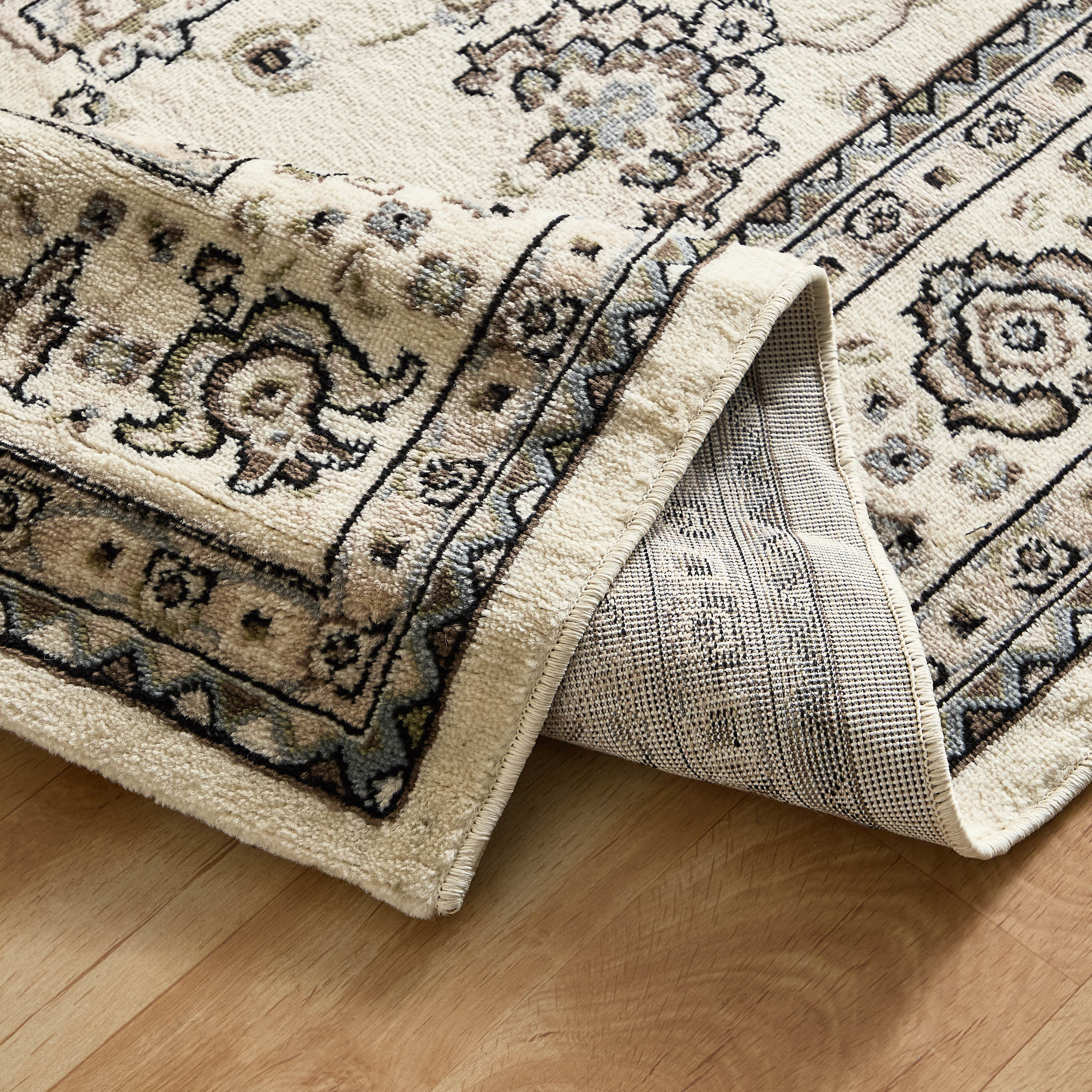 سجادة بولي بروبيلين مضادة للبقع كاشان من مشاعل - 240x360 سم-hbxdecorandfurnishings-floorcoverings-rugs-image-7