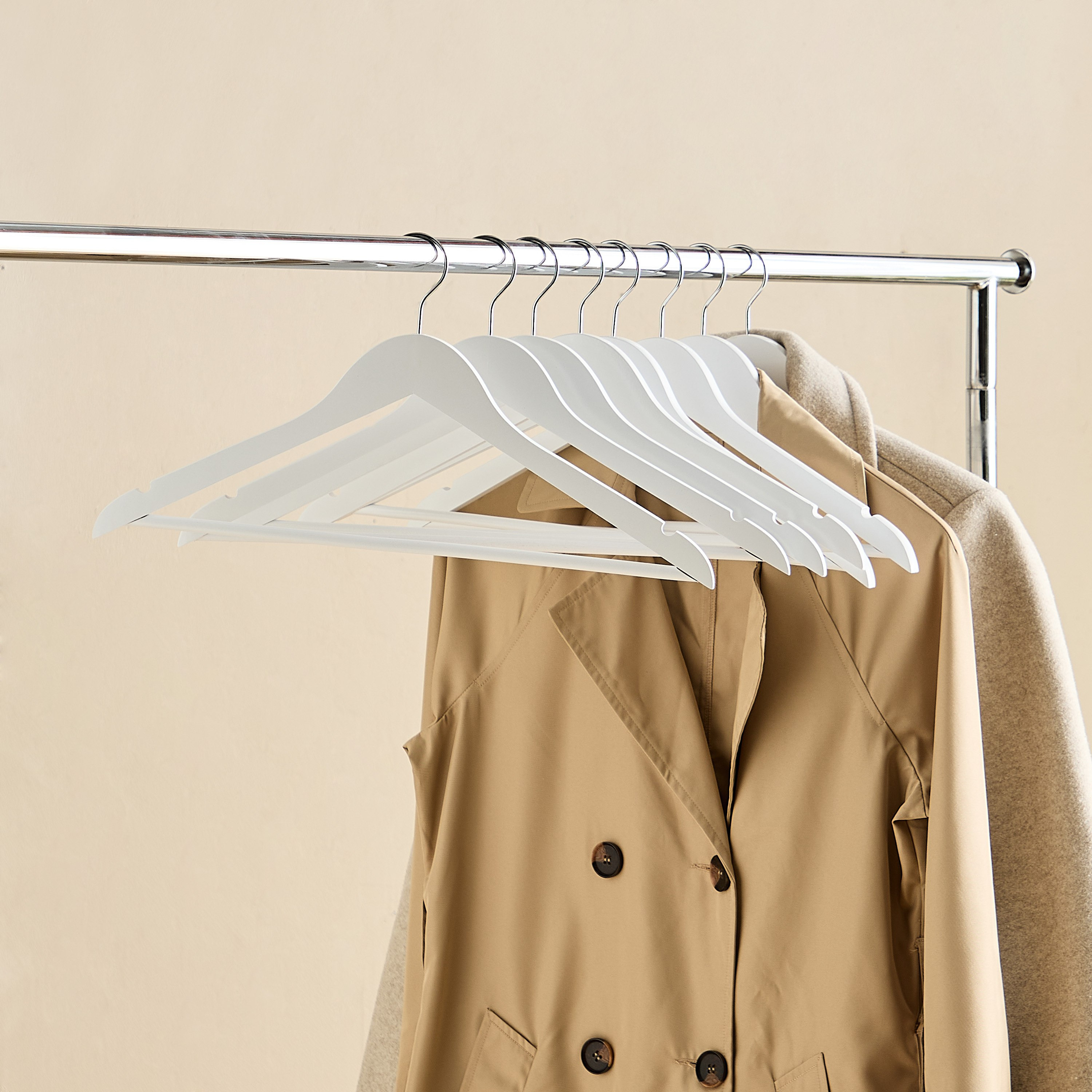 Forest 8-Piece Wooden Hanger Set-hbxhomeware-bathandlaundry-clothesdryingracks-image-3