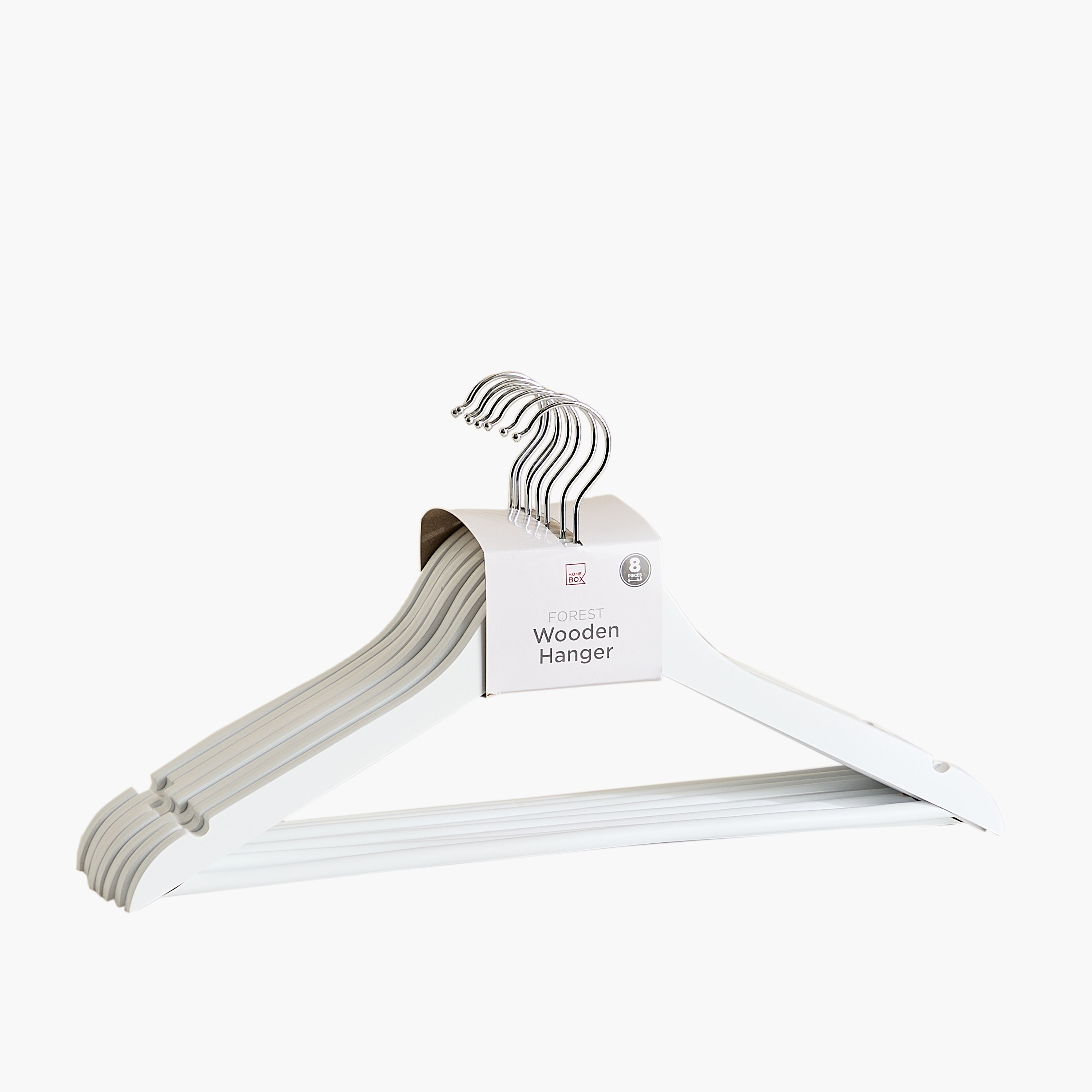 Forest 8-Piece Wooden Hanger Set-hbxhomeware-bathandlaundry-clothesdryingracks-image-4
