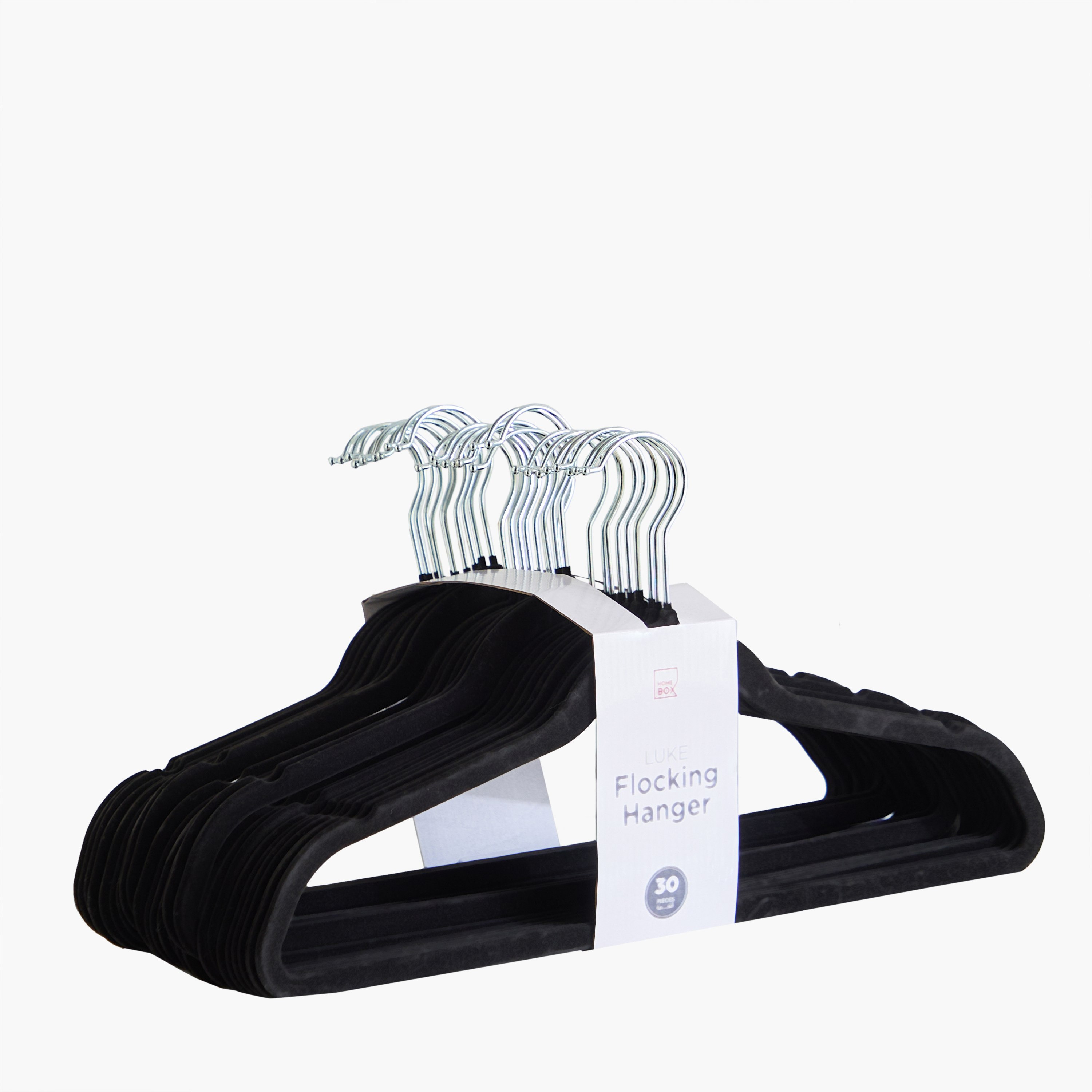 Luke Flocking Clothes Hanger - Set of 30-hbxhomeware-bathandlaundry-clothesdryingracks-image-6