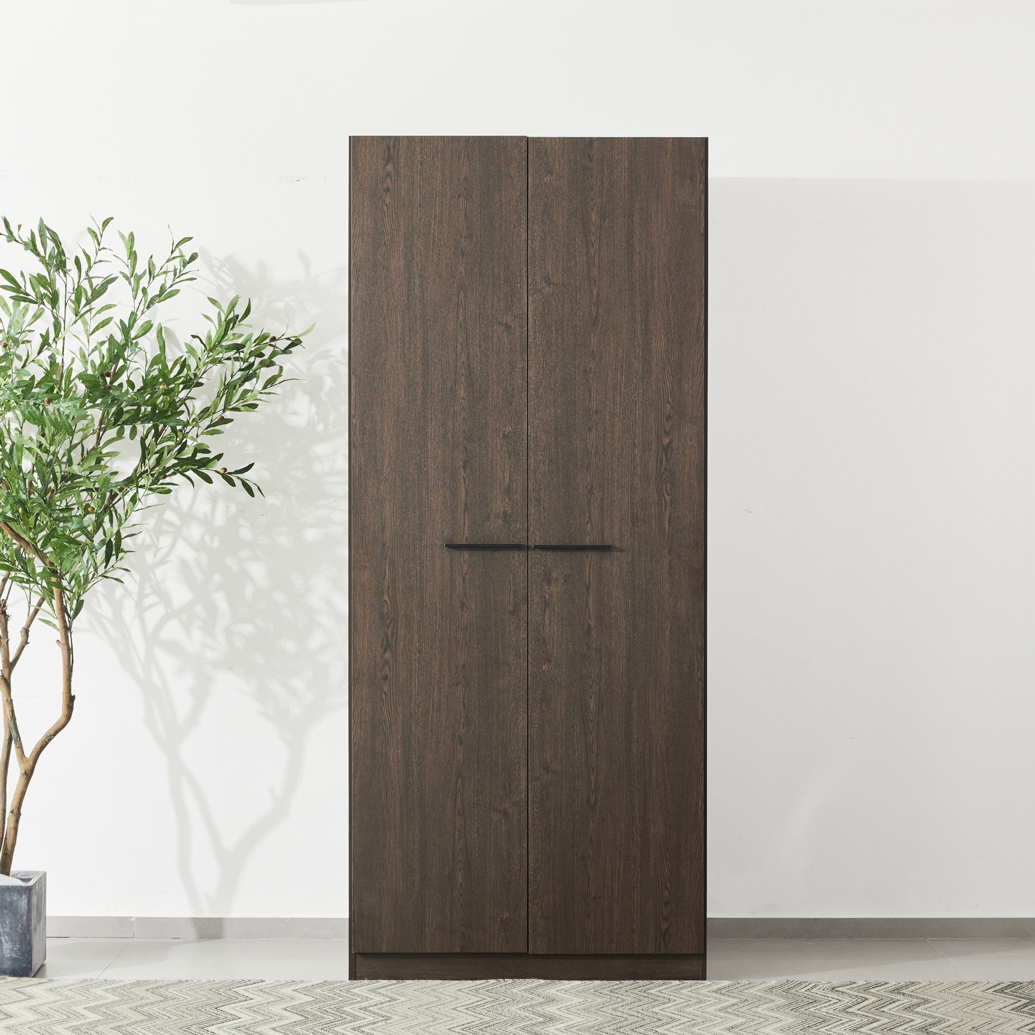 Movo Hotelya Nova 2-Door Wardrobe-hbxfurniture-wardrobes-image-1