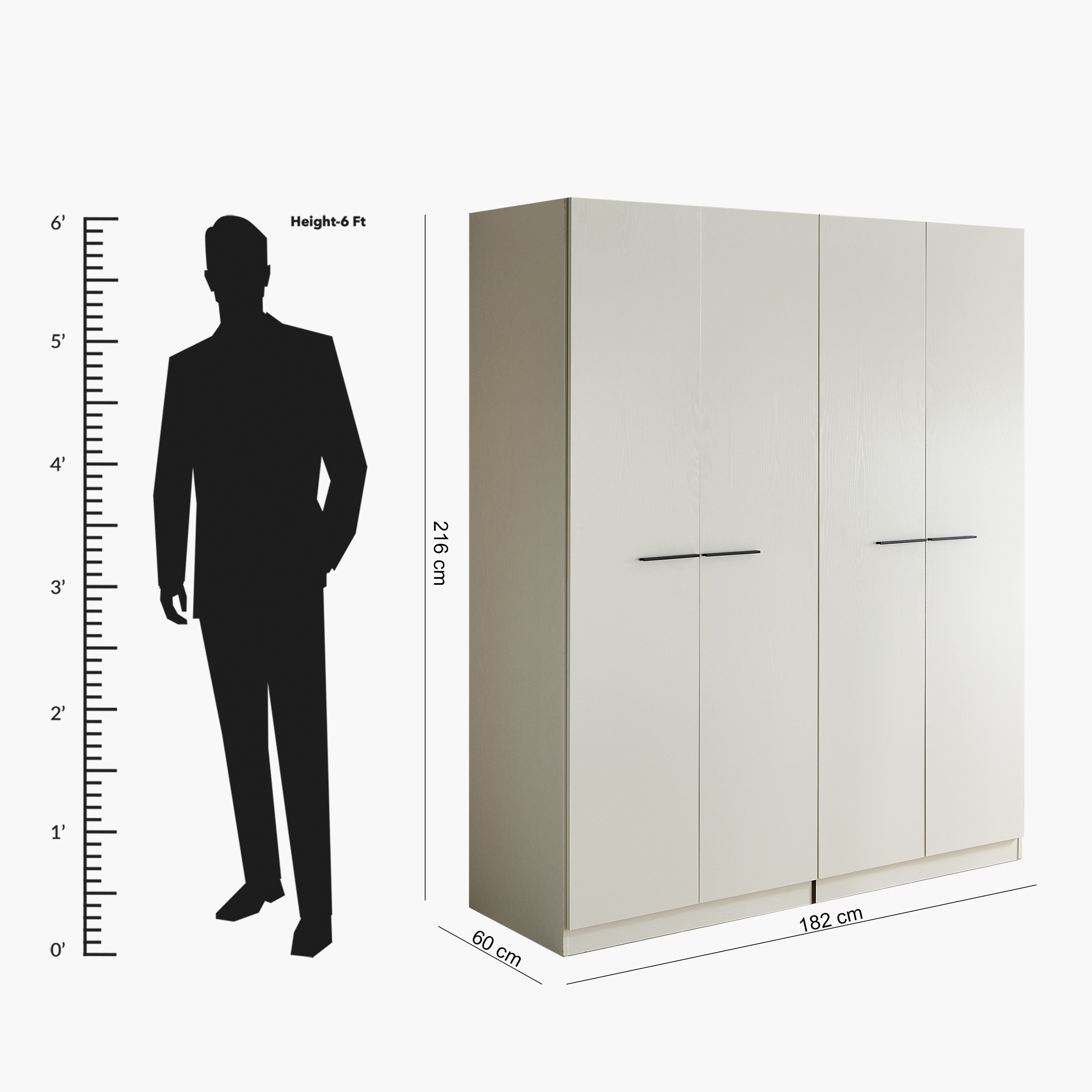 خزانة ملابس 4 أبواب - ريفا من موڤو-hbxfurniture-wardrobes-image-11