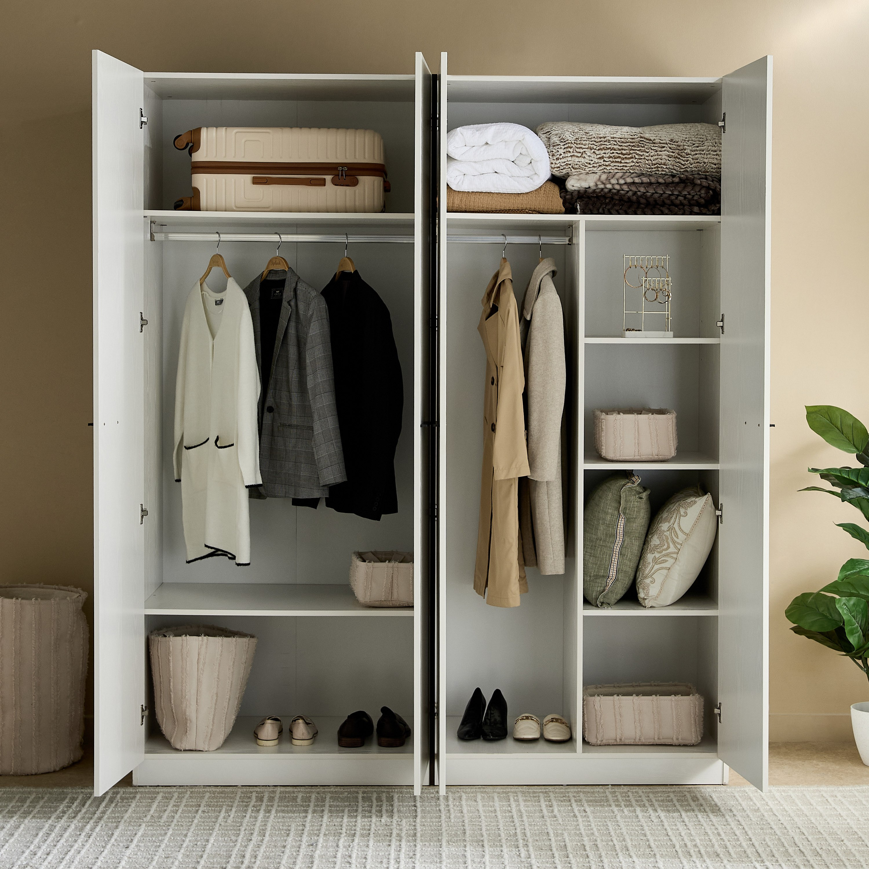 خزانة ملابس 4 أبواب - ريفا من موڤو-hbxfurniture-wardrobes-image-3