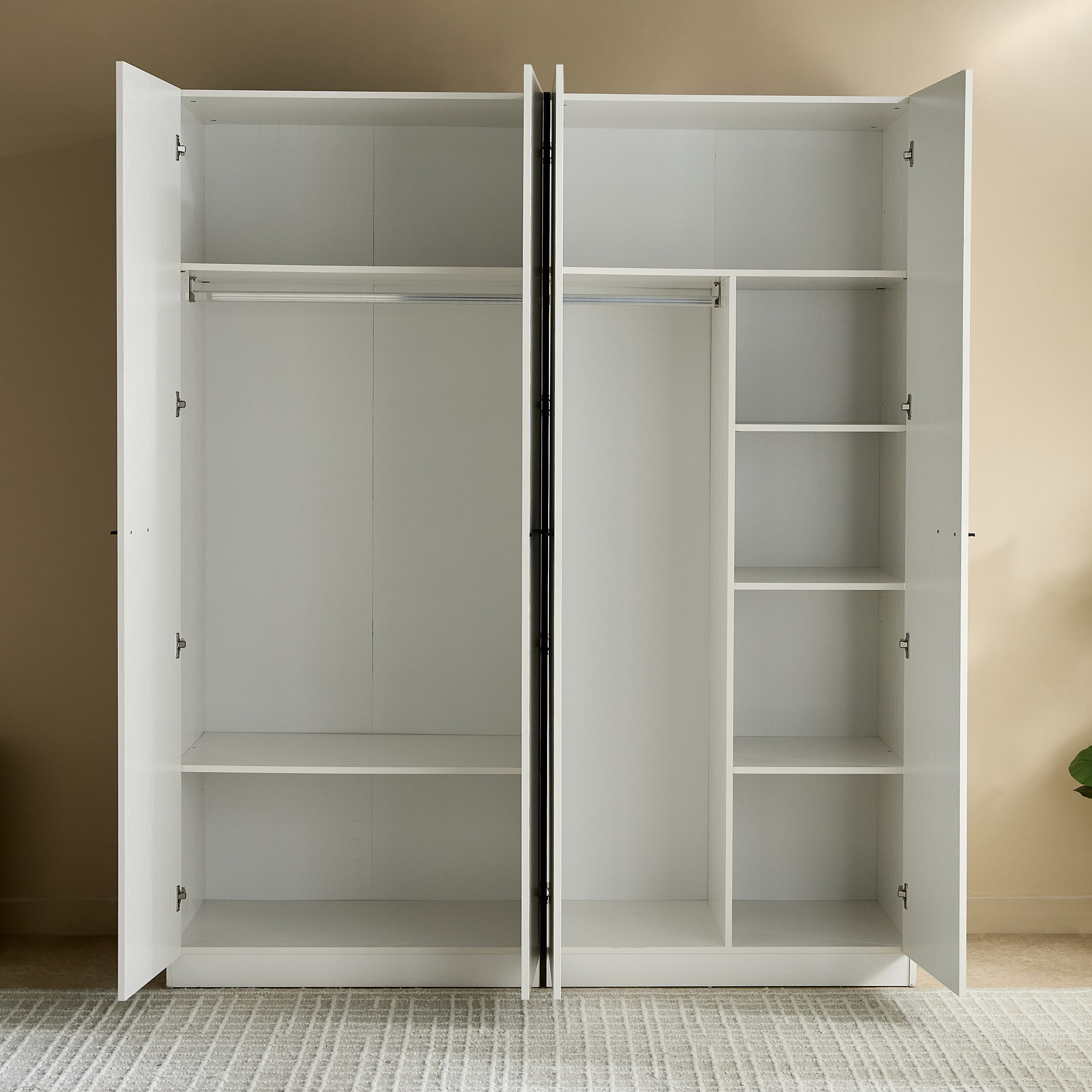 خزانة ملابس 4 أبواب - ريفا من موڤو-hbxfurniture-wardrobes-image-4
