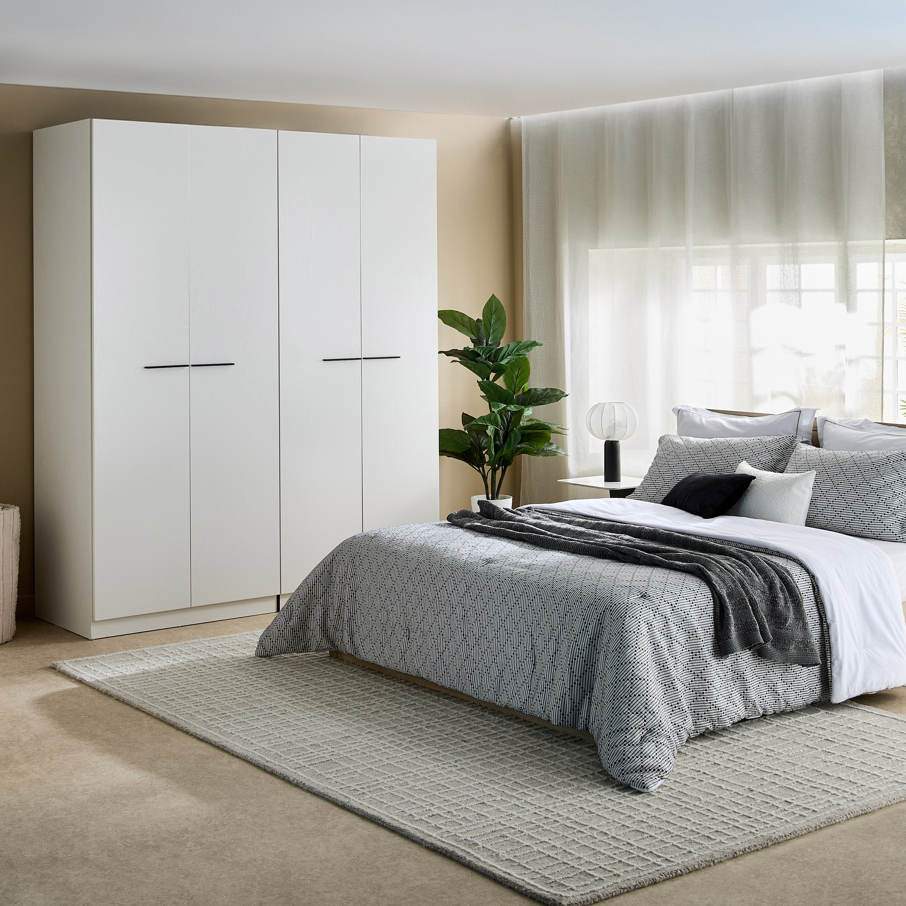 خزانة ملابس 4 أبواب - ريفا من موڤو-hbxfurniture-wardrobes-image-9