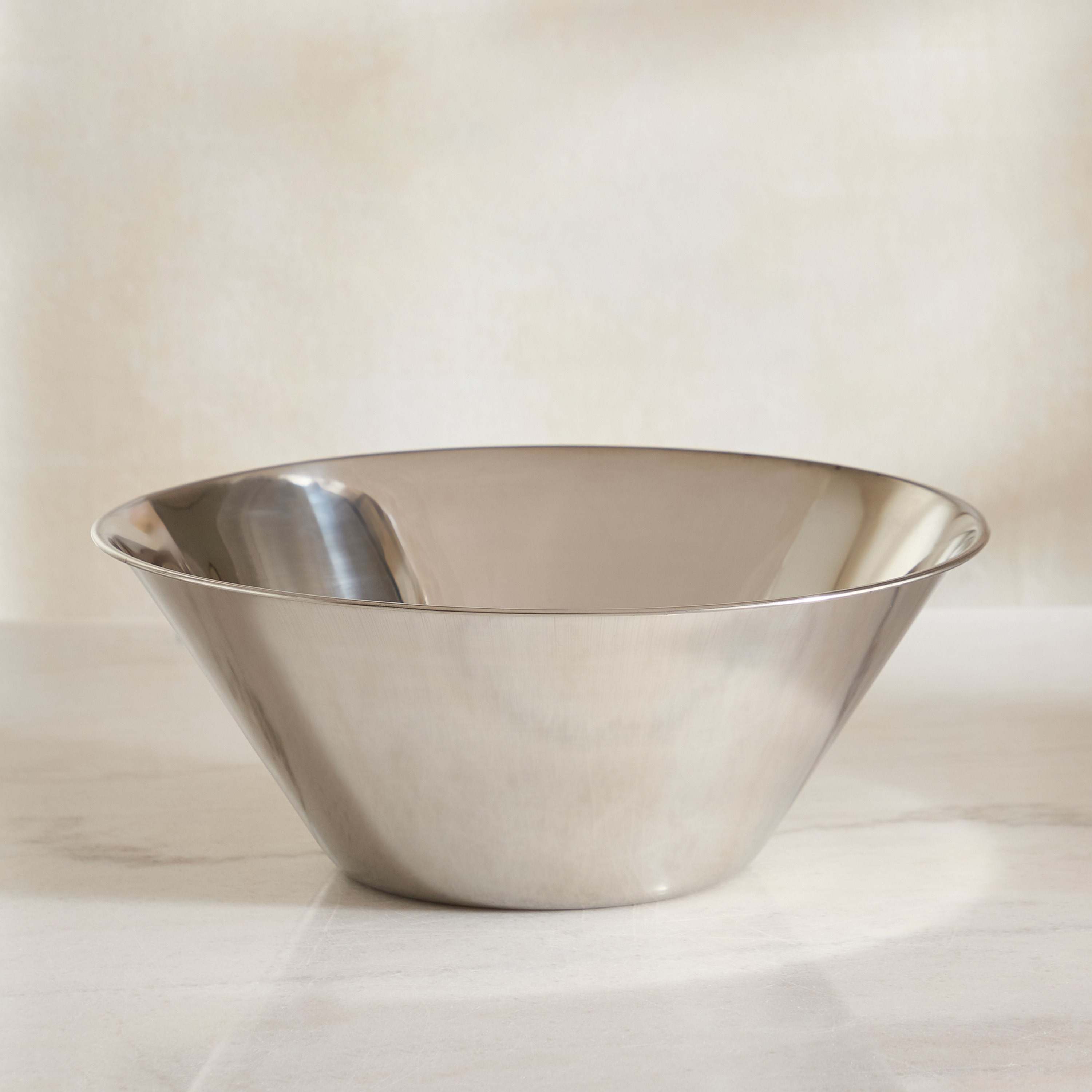 وعاء تقديم ستانلس ستيل من شاين - 4 لتر-hbxdecorandfurnishings-tabletop-serveware-image-1
