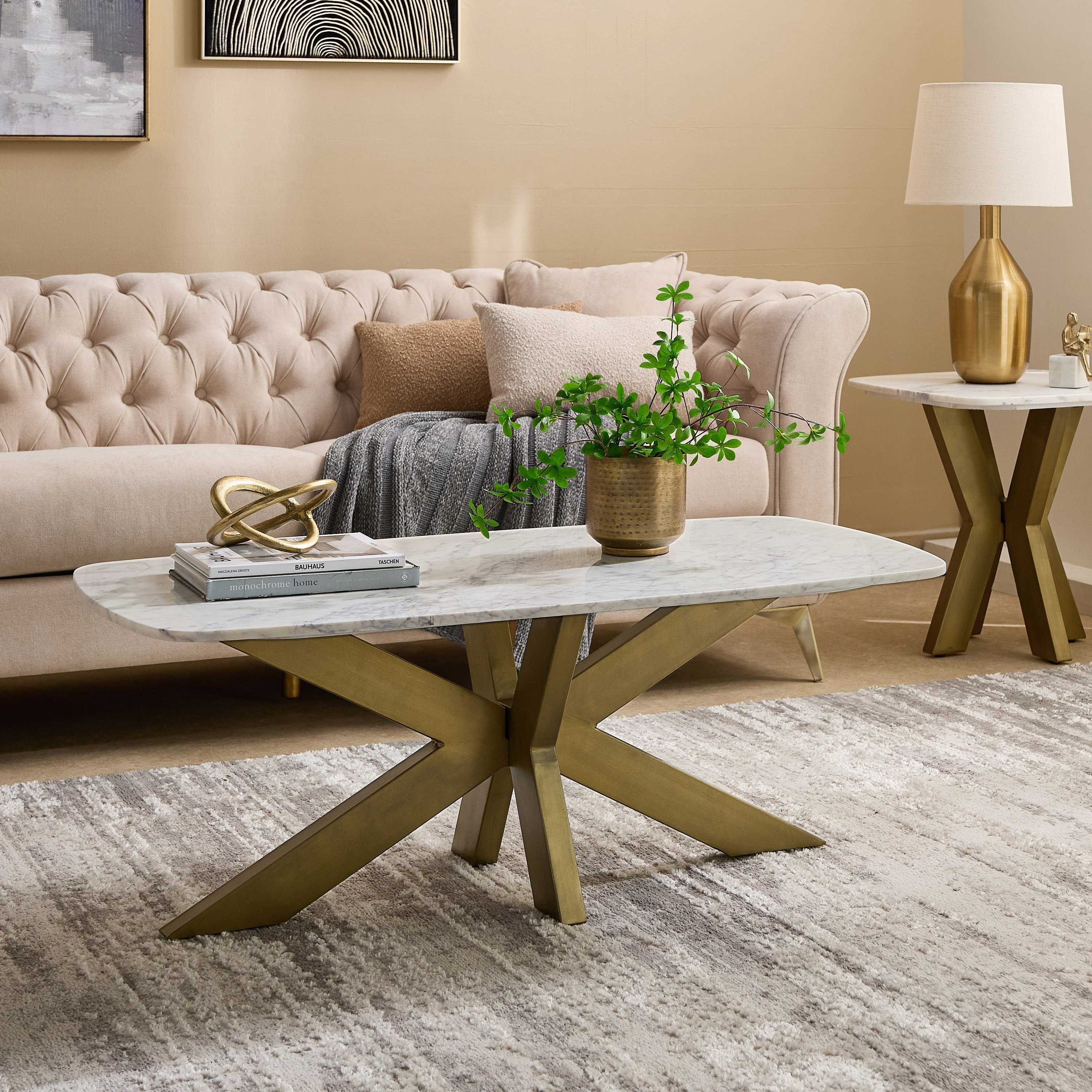 Cavon Portola NXT Genuine Marble Top End Table-hbxfurniture-livingroom-endtables-image-6