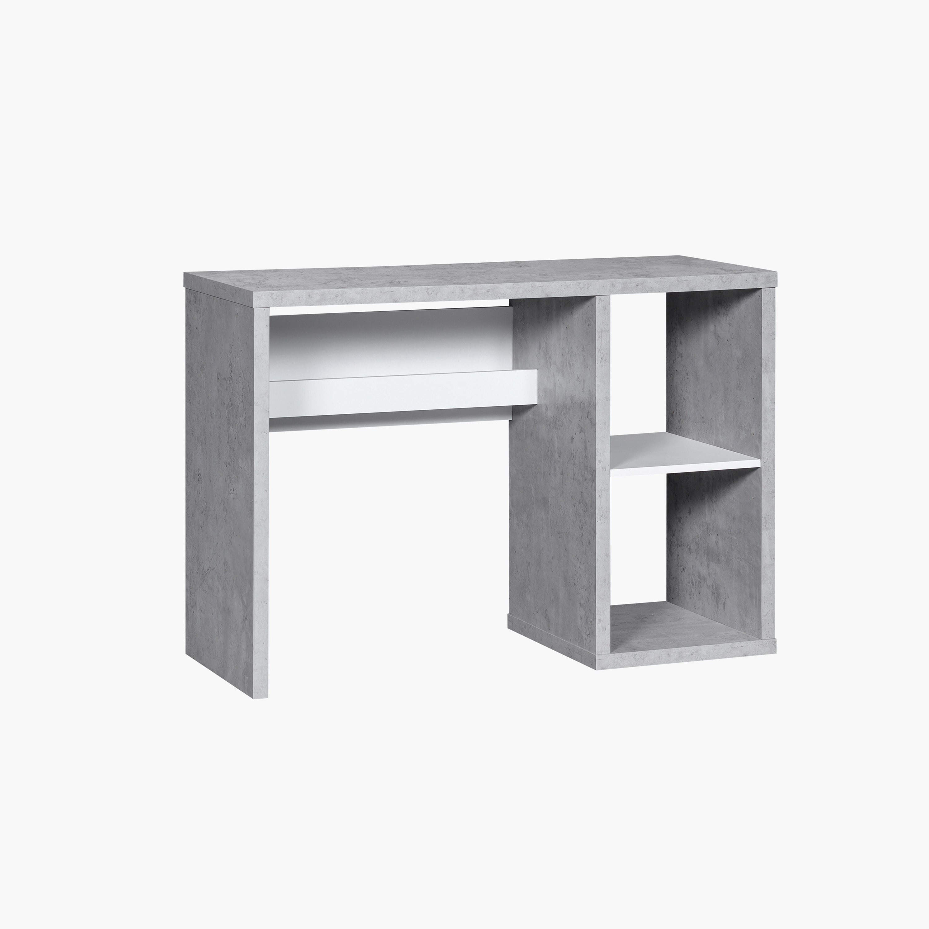 Alford Islet Compact Study Desk with Open Shelf-hbxfurniture-office-desks-image-2