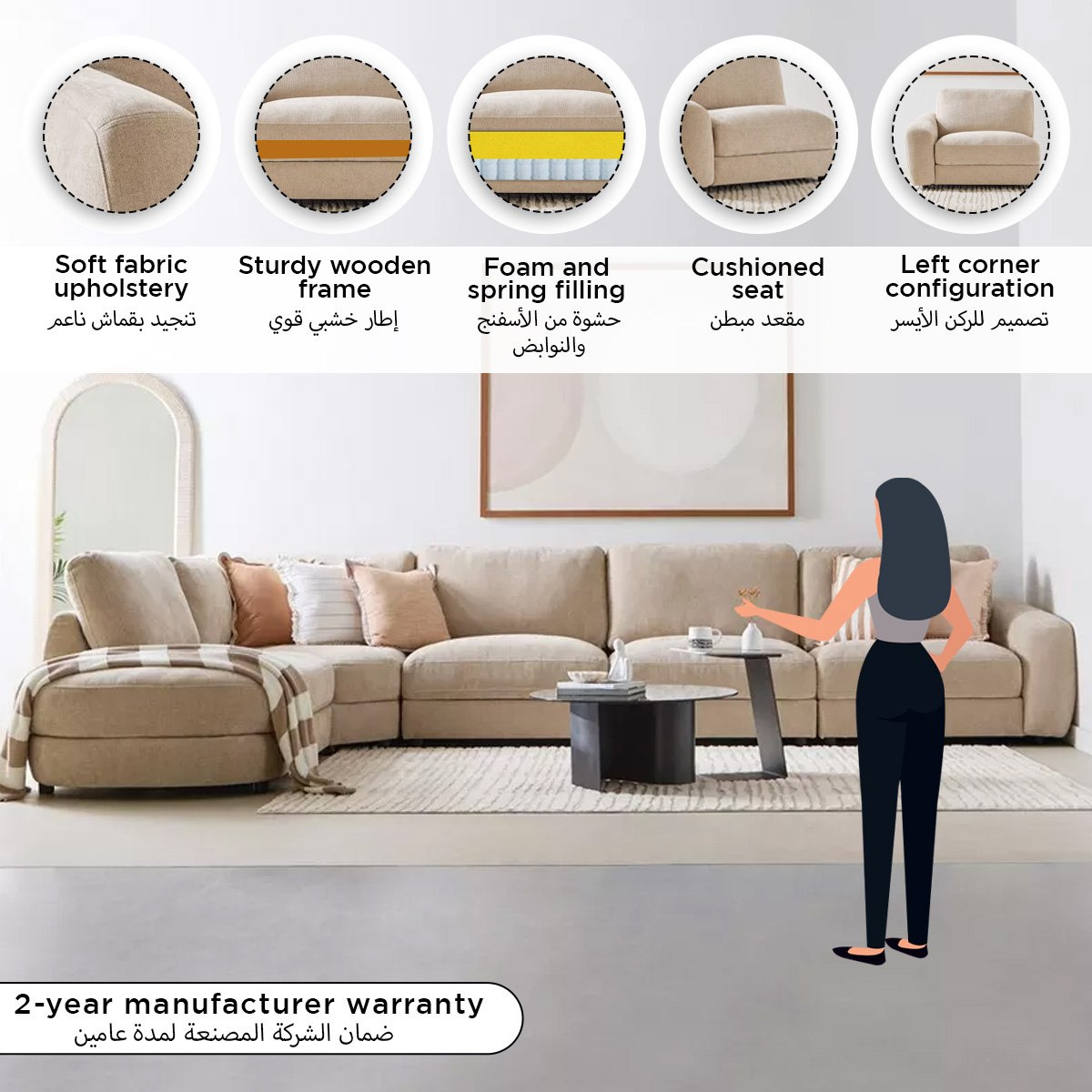 Palencia Fabric Left Arm Chair-hbxlivingroom-sofasandarmchairs-modularsofas-image-13