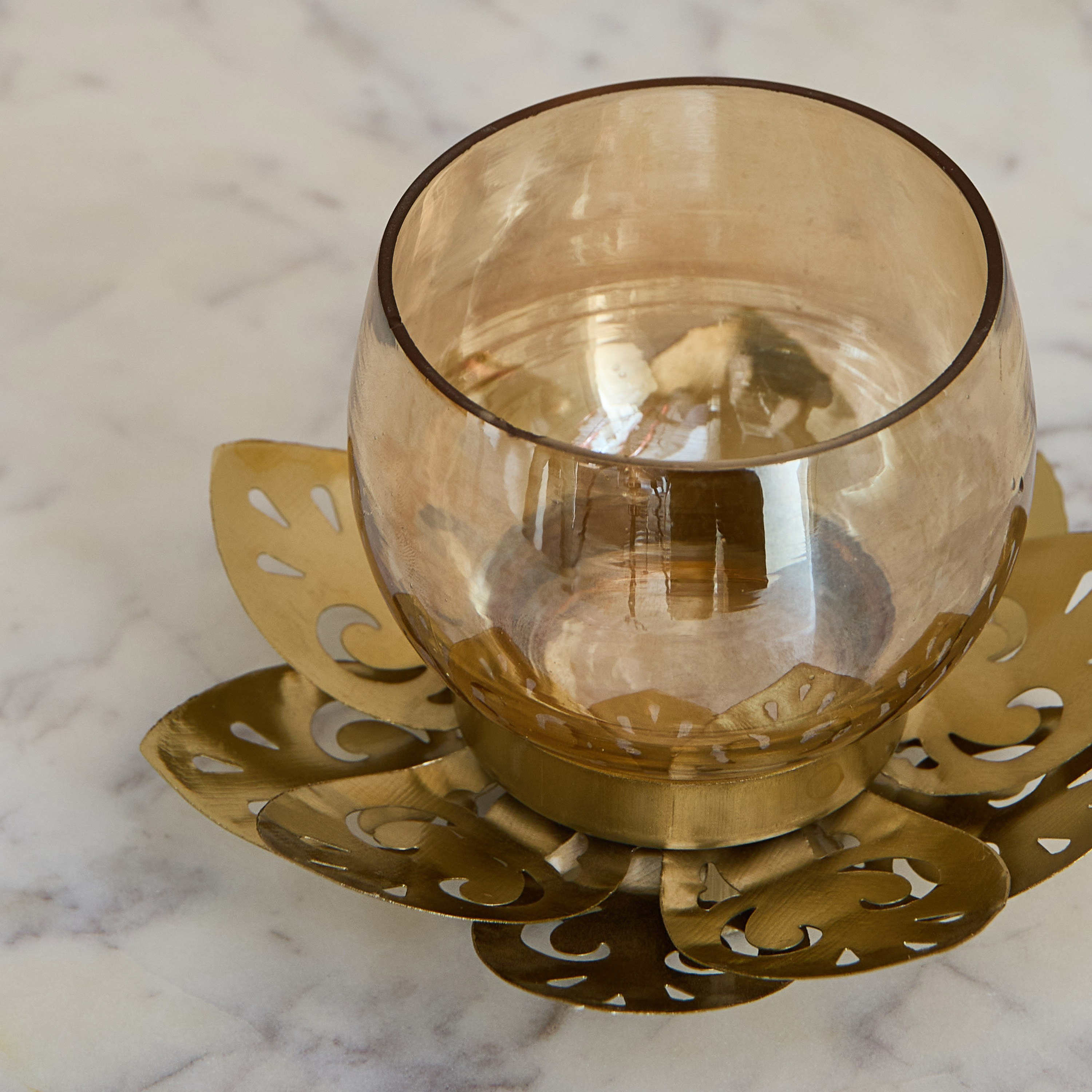 طقم حامل شموع صغيرة ديكور قطعتين من كومود زين - 12.5×12.5×7.5 سم-hbxlivingroom-decorandaccessories-candleholders-image-5