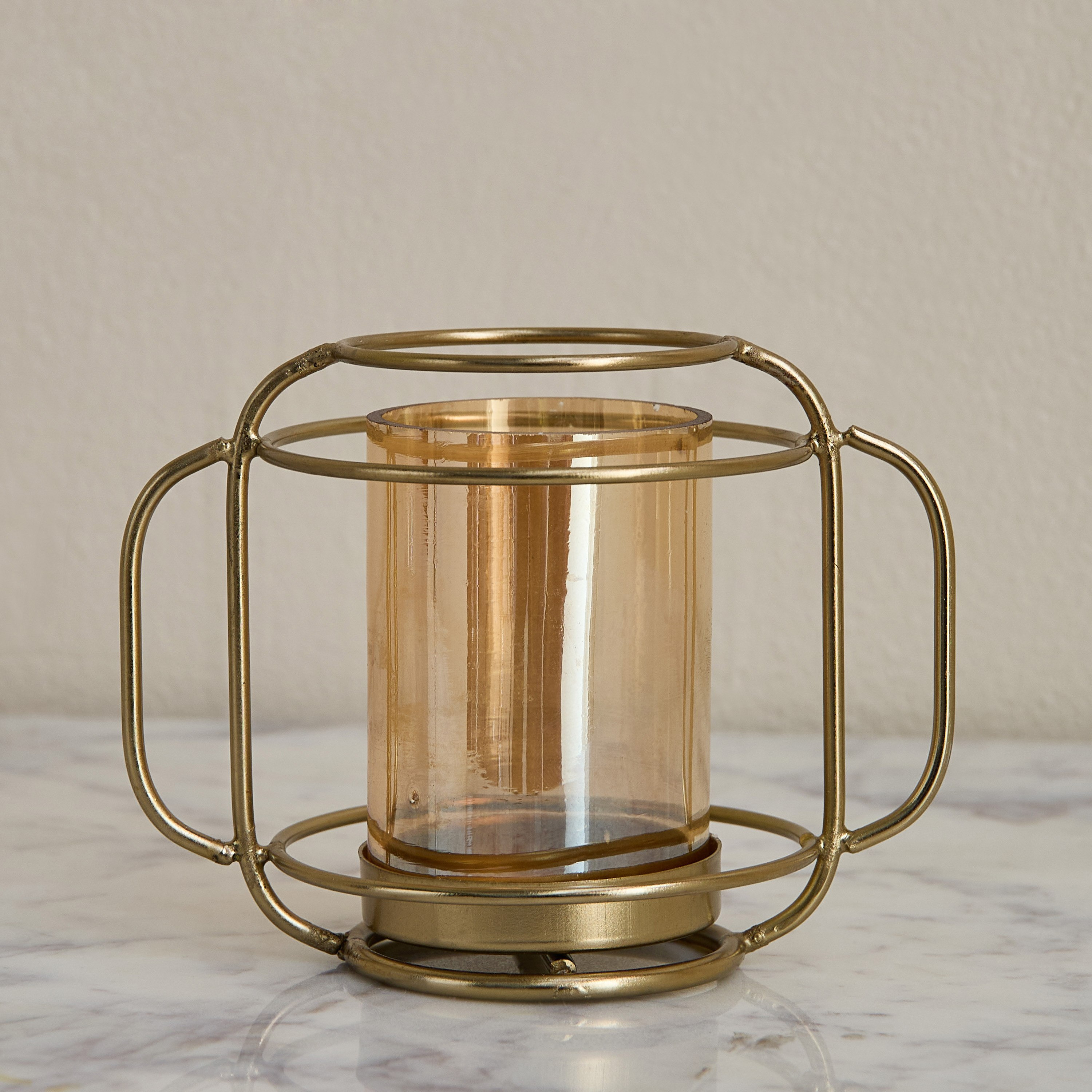 Kumudh Zen 2-Piece Decorative Tealight Holder Set - 13x8.5x10 cm-hbxlivingroom-decorandaccessories-candleholders-image-3
