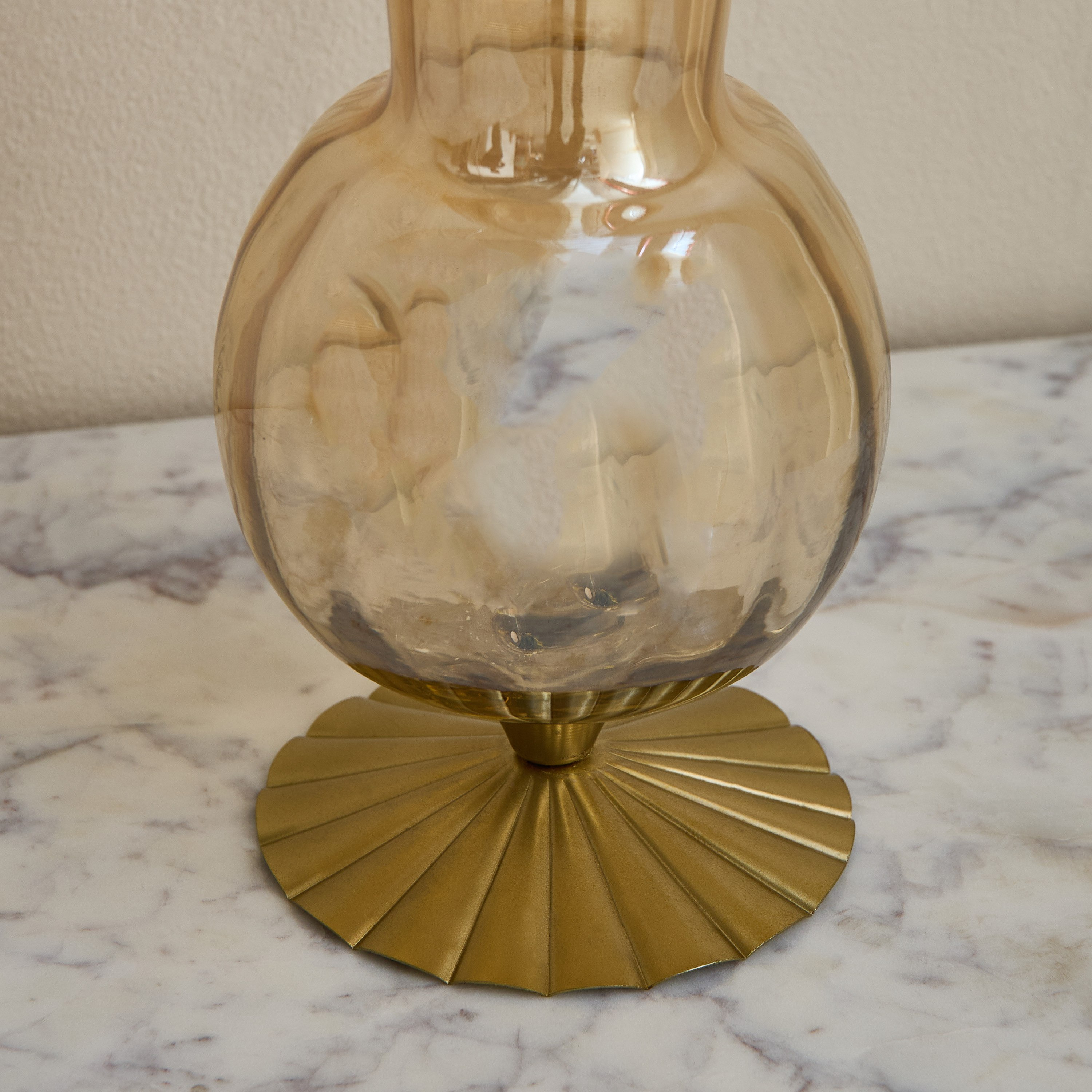 Kumudh Zen Decorative Vase with Base - 12x12x33 cm-hbxbedroom-decorandaccessories-vases-image-3