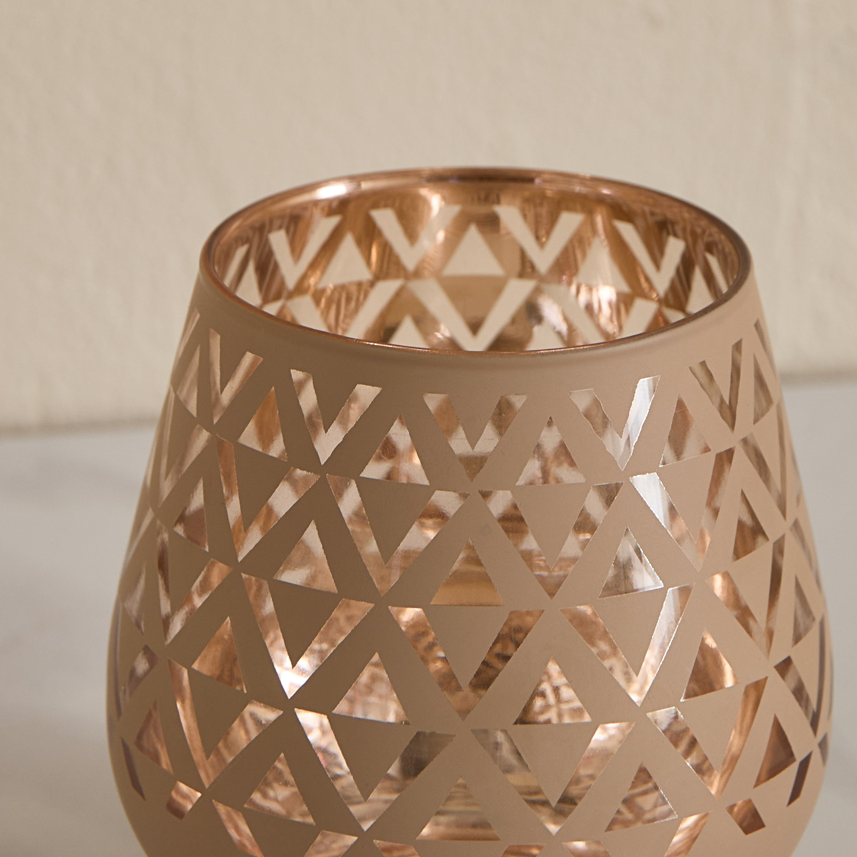 طقم حامل شموع زجاجي قطعتين من ديفينيتي جلاسيير - 9×9×9.5 سم-hbxlivingroom-decorandaccessories-candleholders-image-3