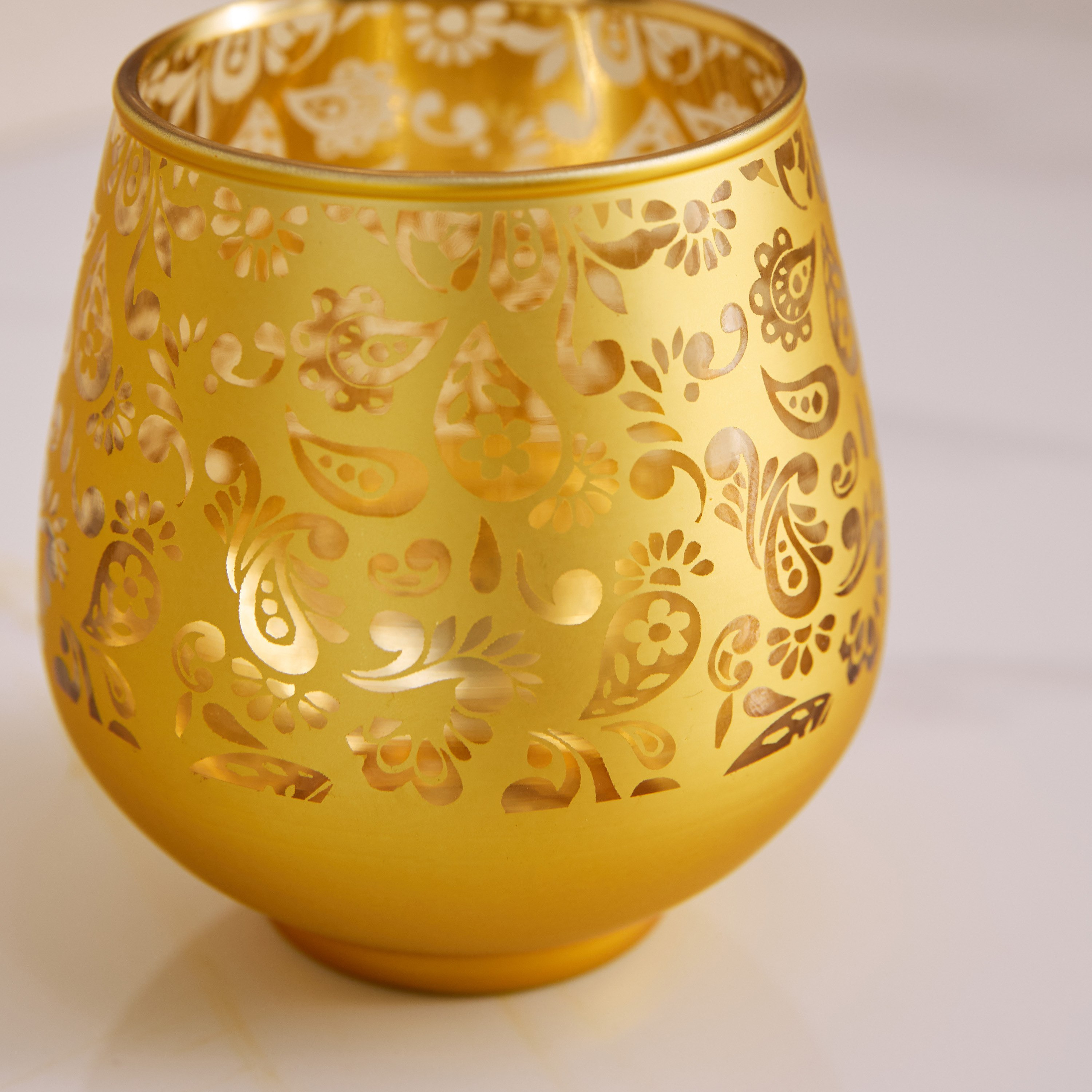 طقم حامل شموع زجاج قطعتين من ديفينيتي جلاسيير - 9×9×9.5 سم-hbxlivingroom-decorandaccessories-candleholders-image-4