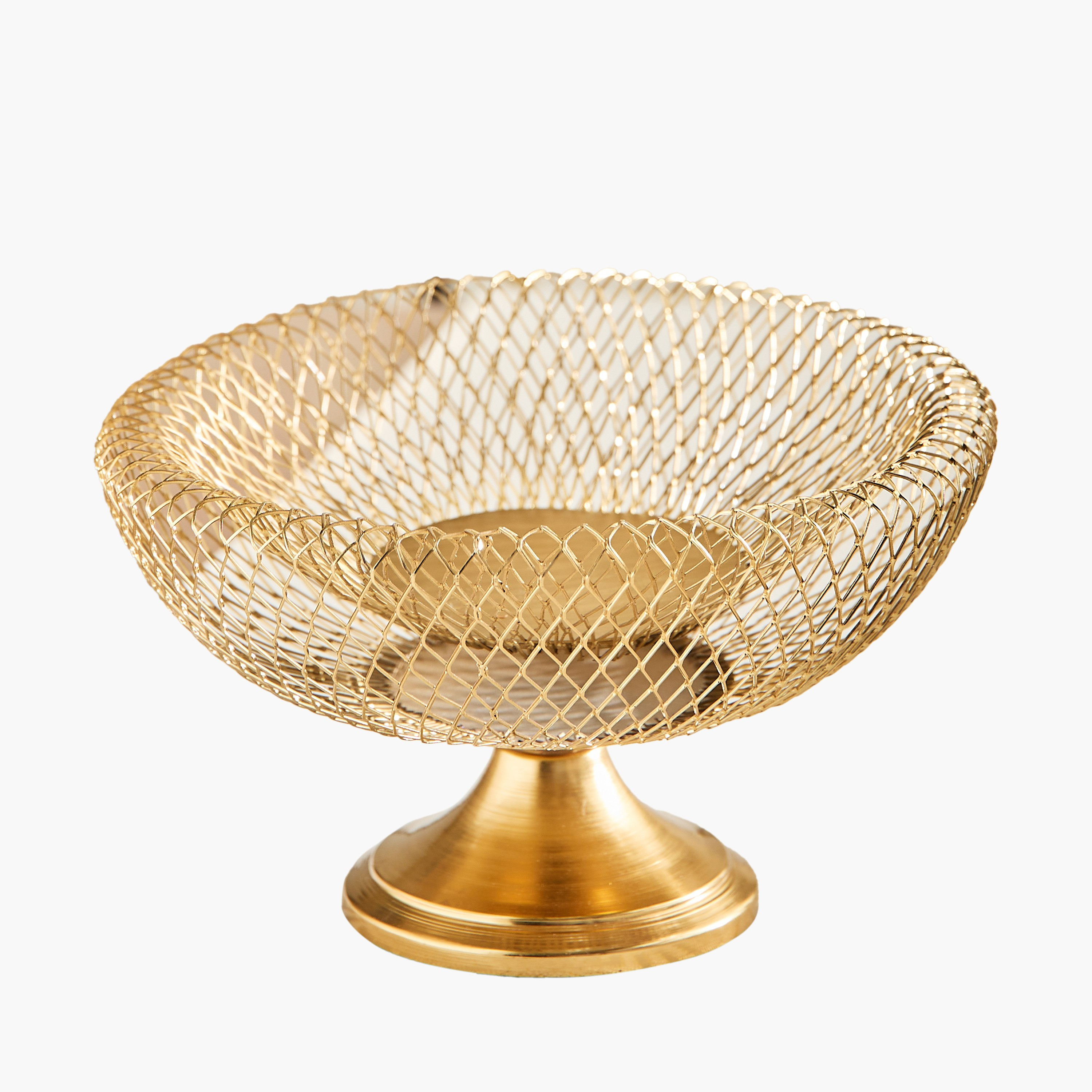 Kumudh Aurora Decorative Mesh Footed Bowl - 21x21x33 cm-hbxdecorandfurnishings-homeaccessories-bowls-image-6