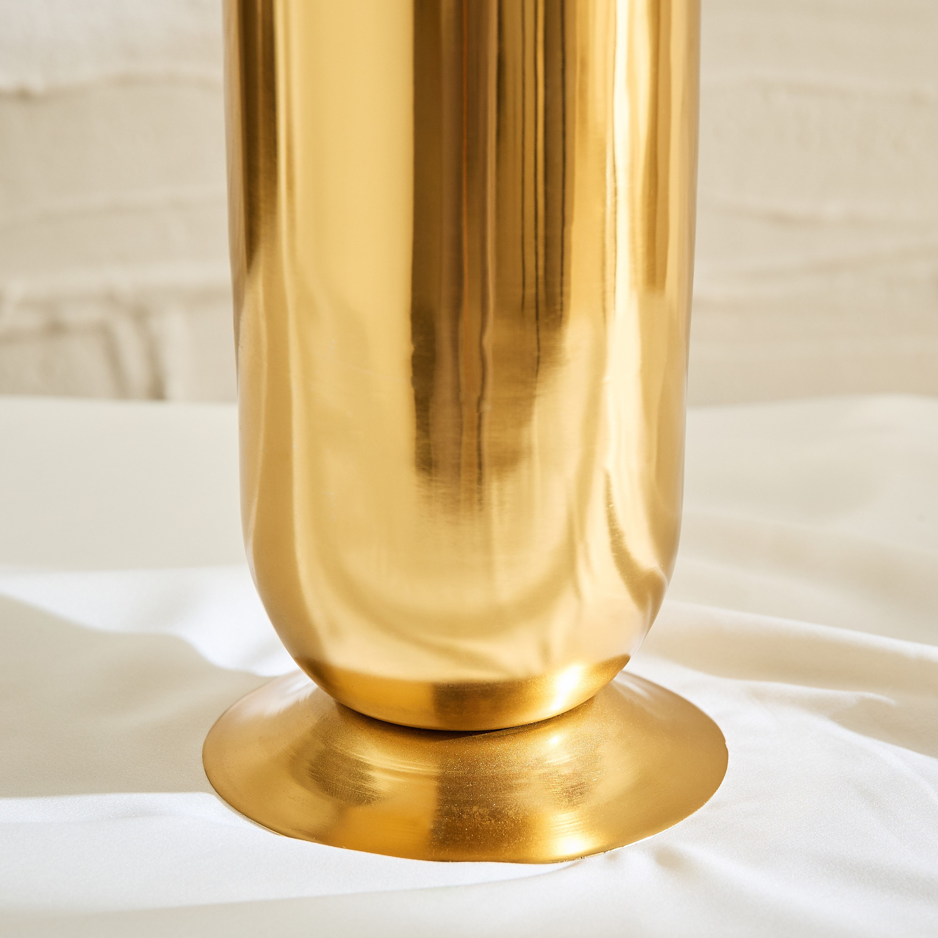 Bliss Samaya Decorative Cylindrical Vase with Base - 12x12x50 cm-hbxbedroom-decorandaccessories-vases-image-3