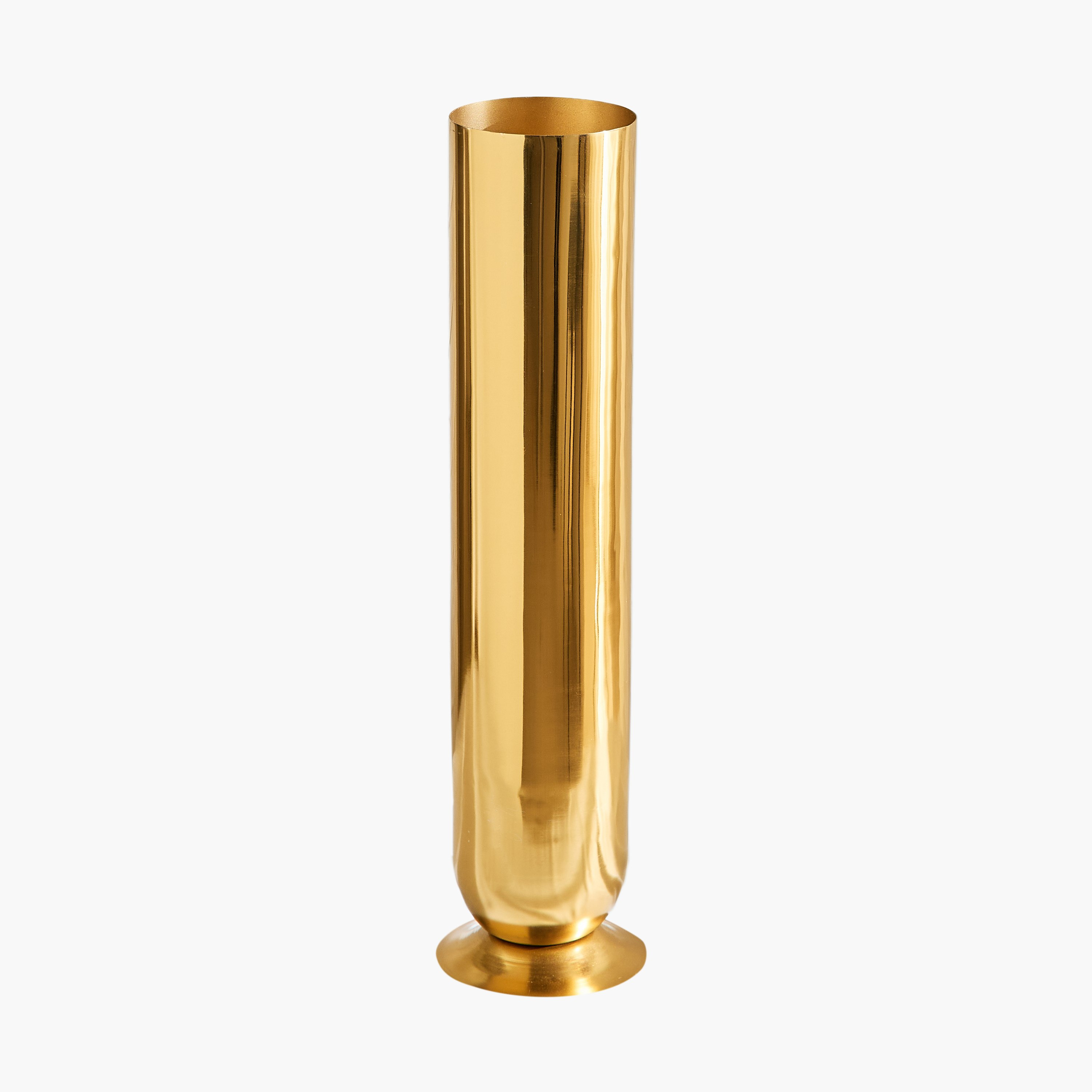 Bliss Samaya Decorative Cylindrical Vase with Base - 12x12x50 cm-hbxbedroom-decorandaccessories-vases-image-5