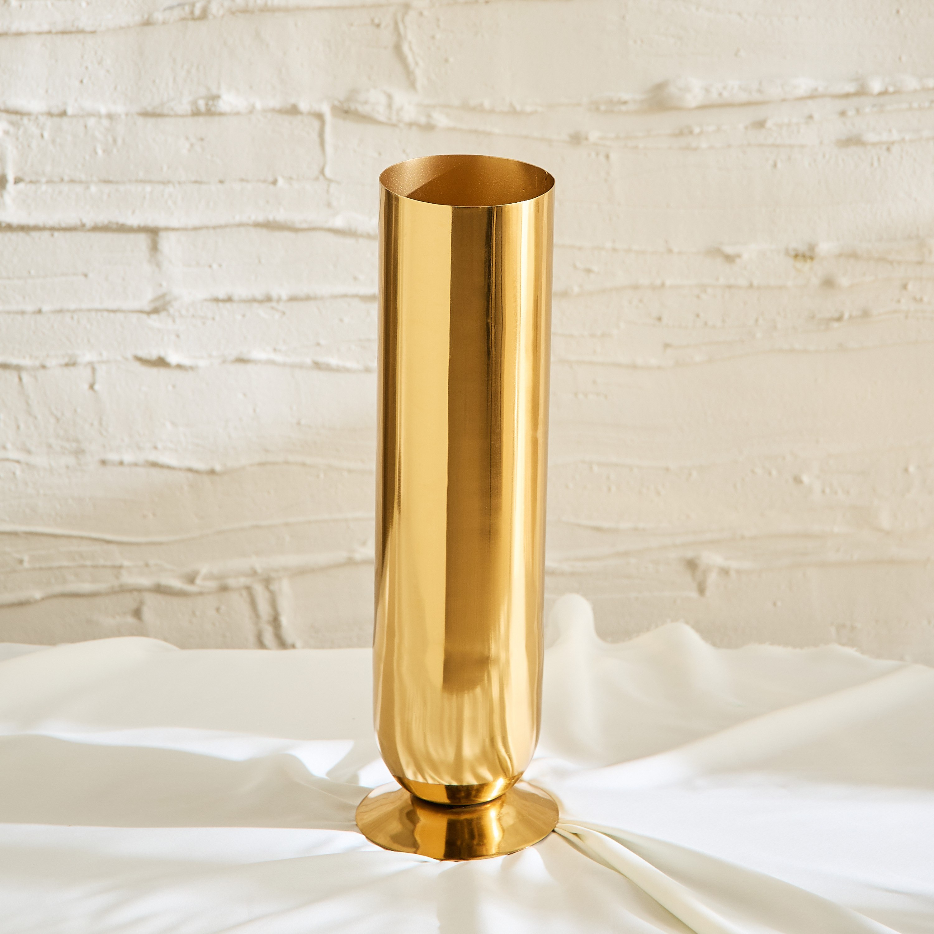 مزهرية أسطوانية ديكور بقاعدة من بليس سامايا - 12×12×40 سم-hbxbedroom-decorandaccessories-vases-image-2