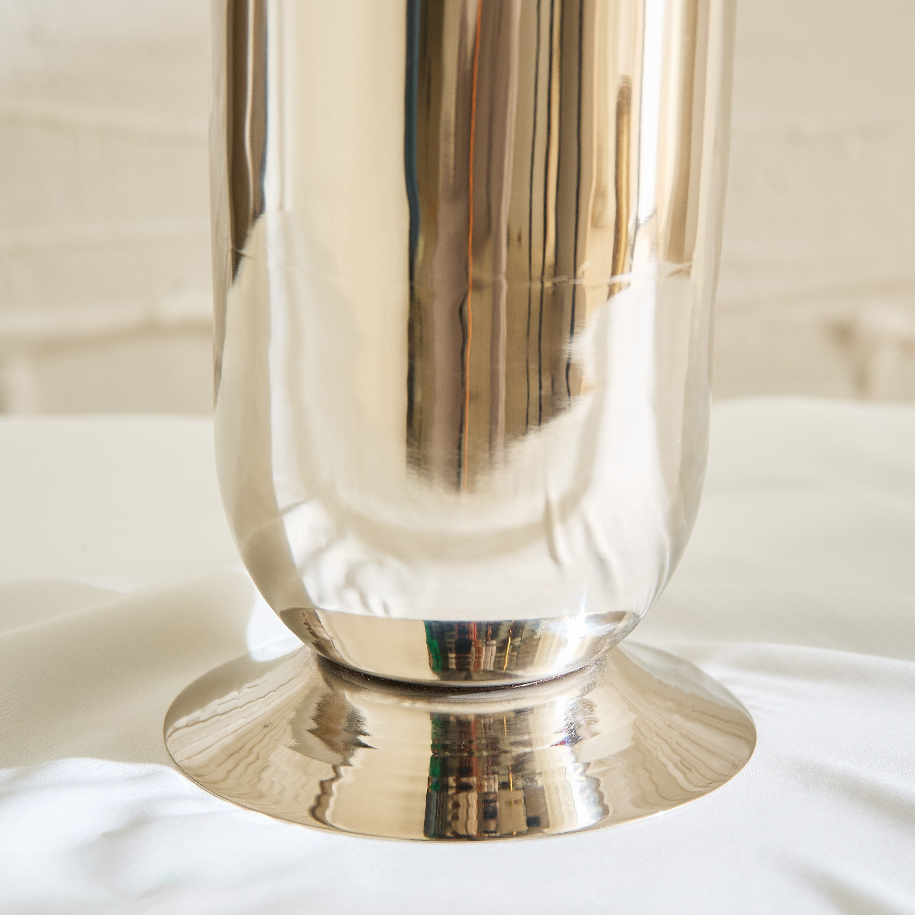 Bliss Samaya Decorative Cylindrical Vase with Base - 12x12x40 cm-hbxbedroom-decorandaccessories-vases-image-3